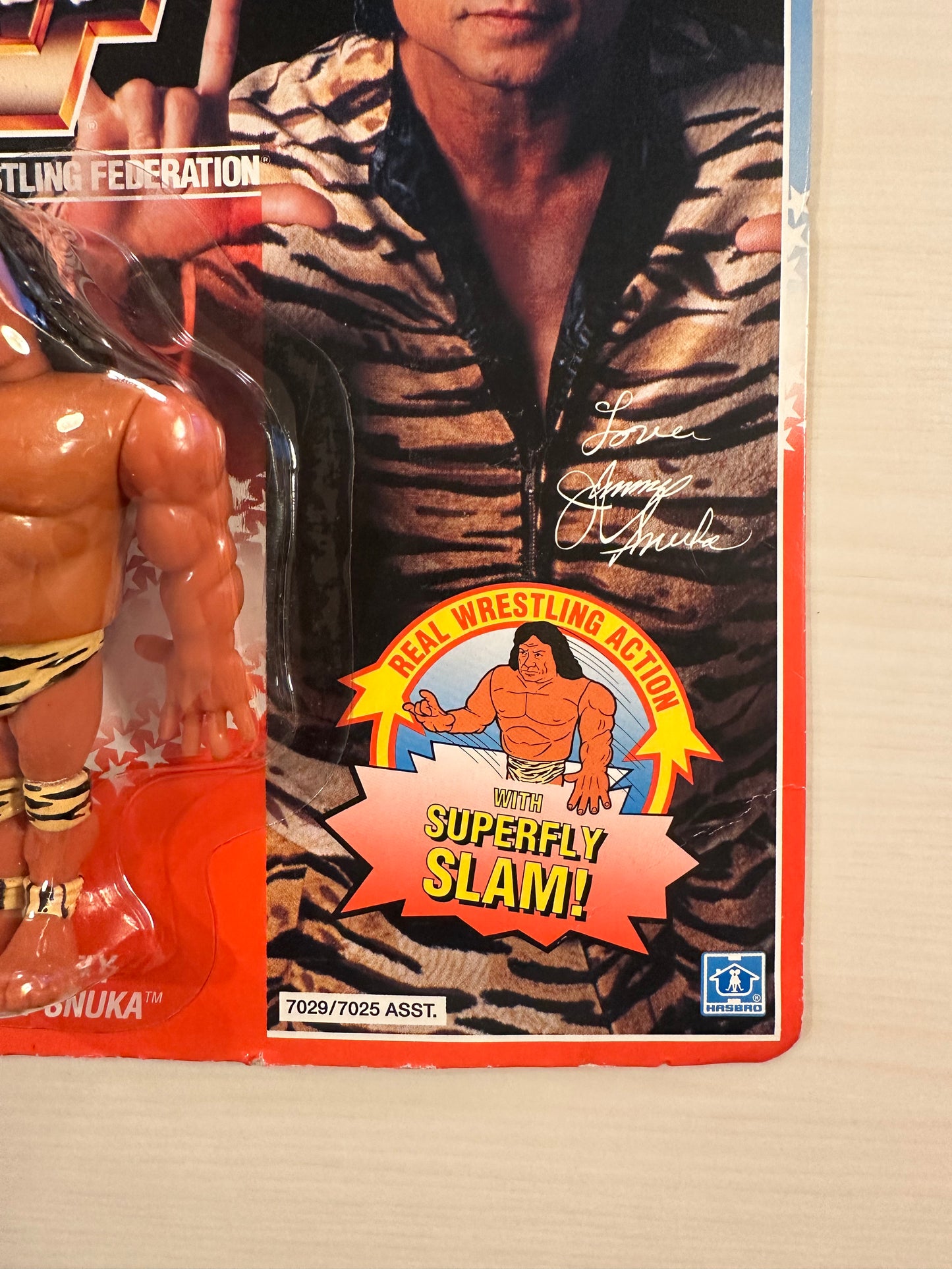 Superfly Jimmy Snuka Series 2 WWF Hasbro