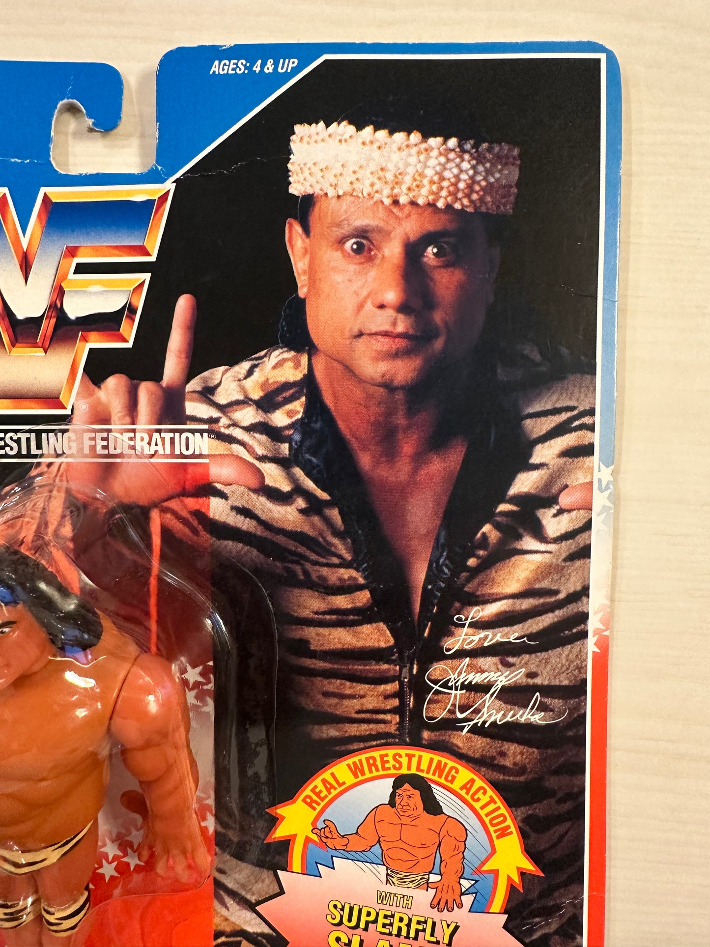 Superfly Jimmy Snuka Series 2 WWF Hasbro