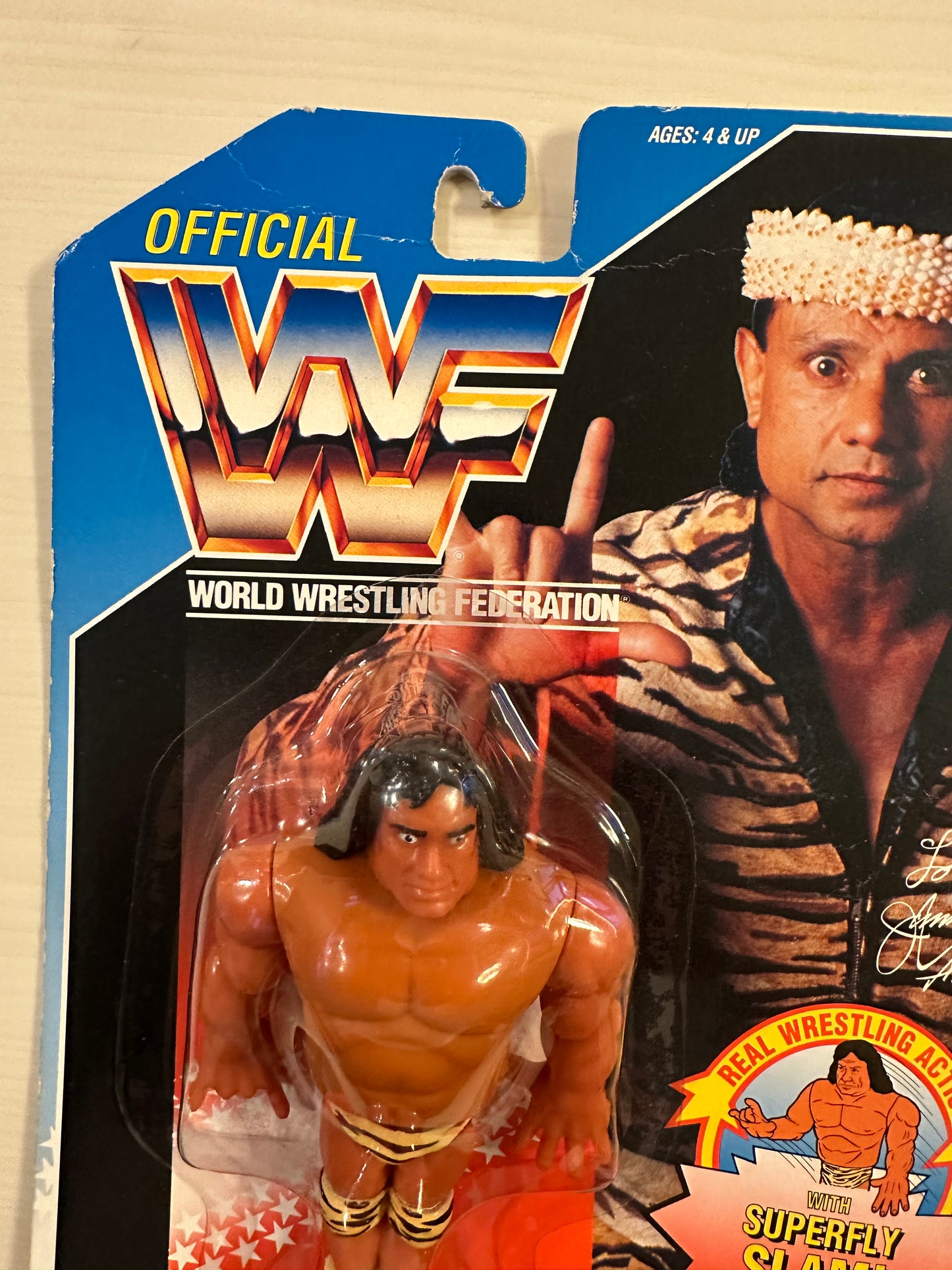 Superfly Jimmy Snuka Series 2 WWF Hasbro