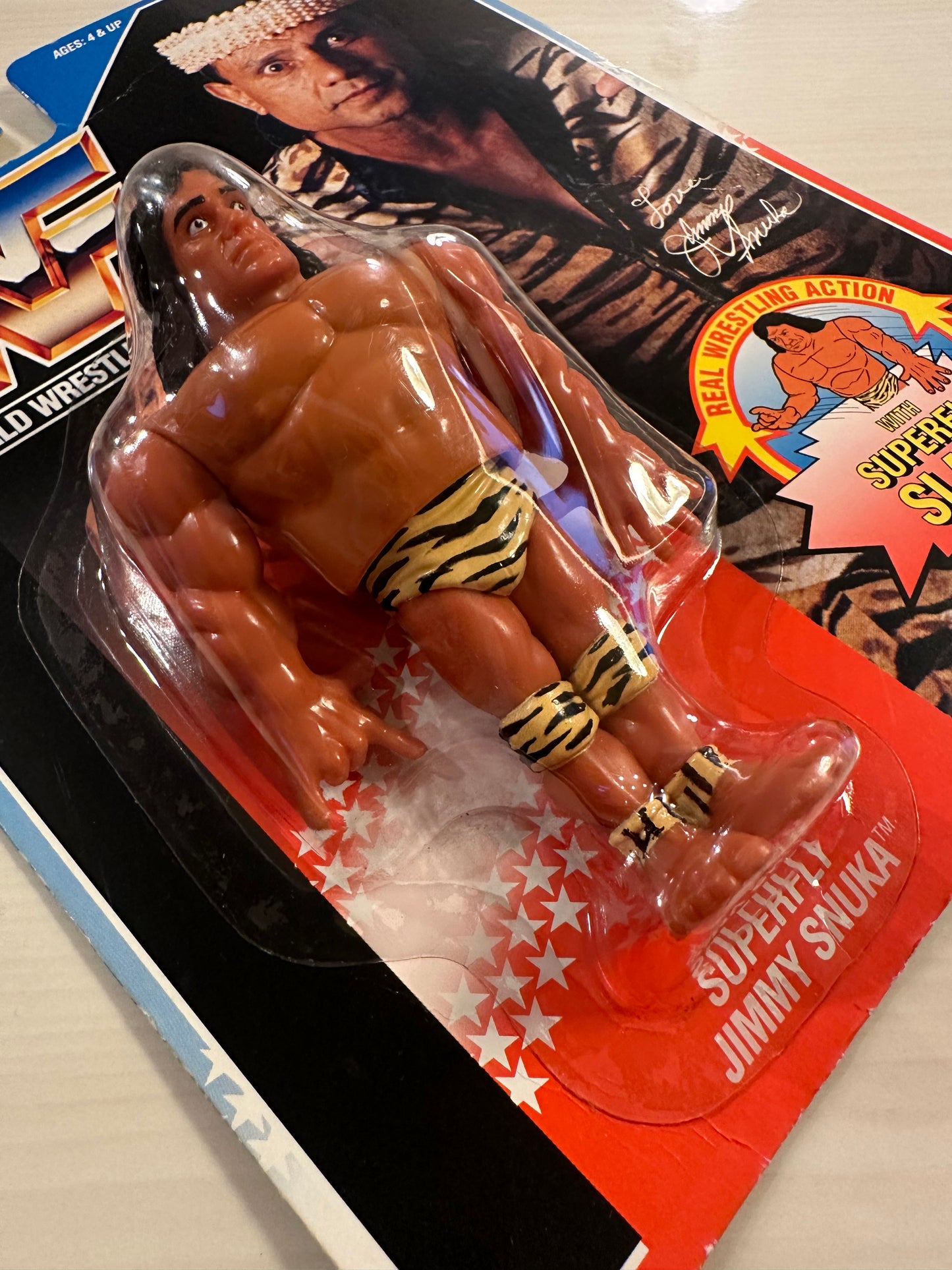 Superfly Jimmy Snuka Series 2 WWF Hasbro