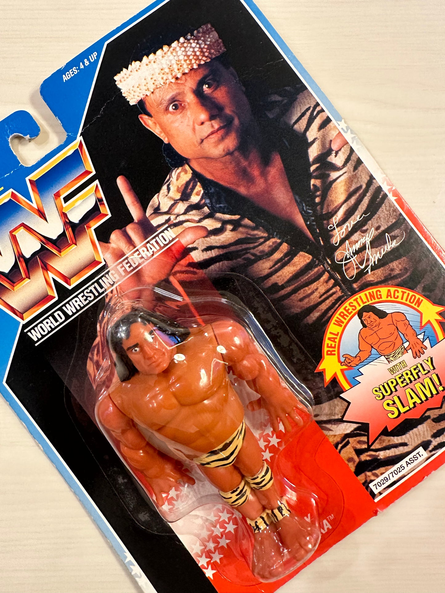 Superfly Jimmy Snuka Series 2 WWF Hasbro