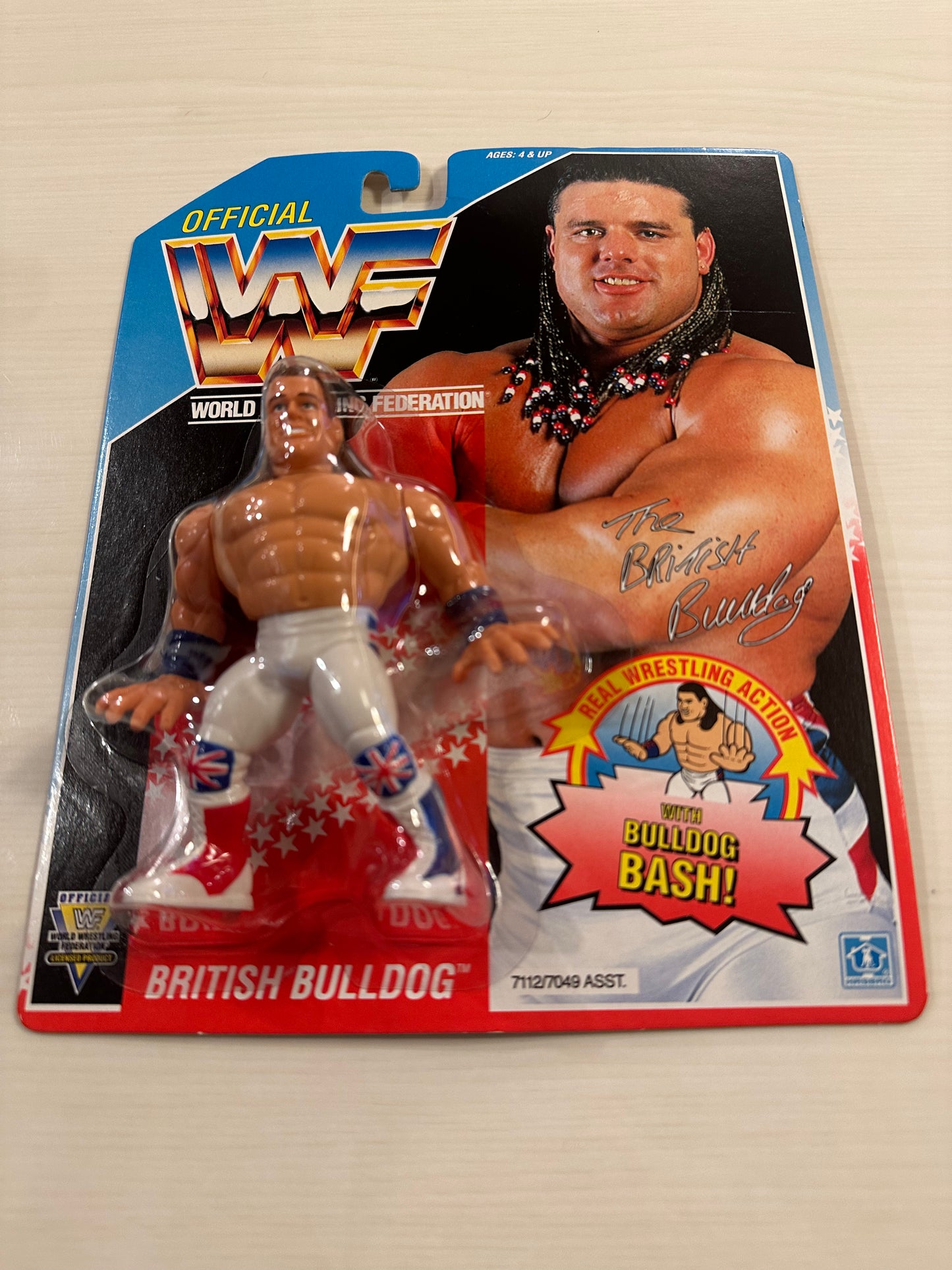British Bulldog Series 4 WWF Hasbro