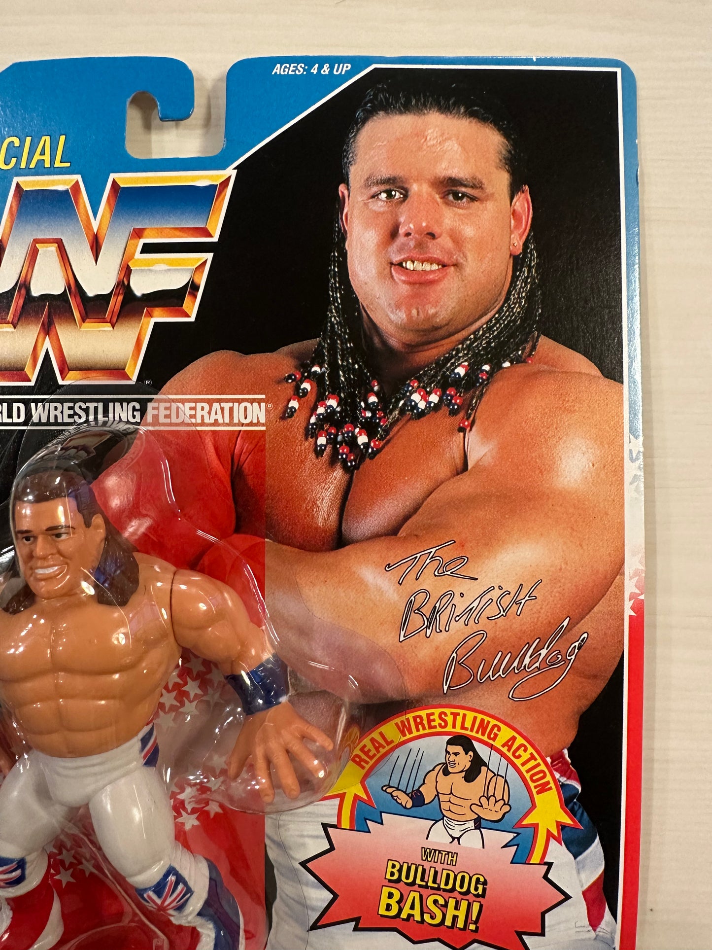 British Bulldog Series 4 WWF Hasbro