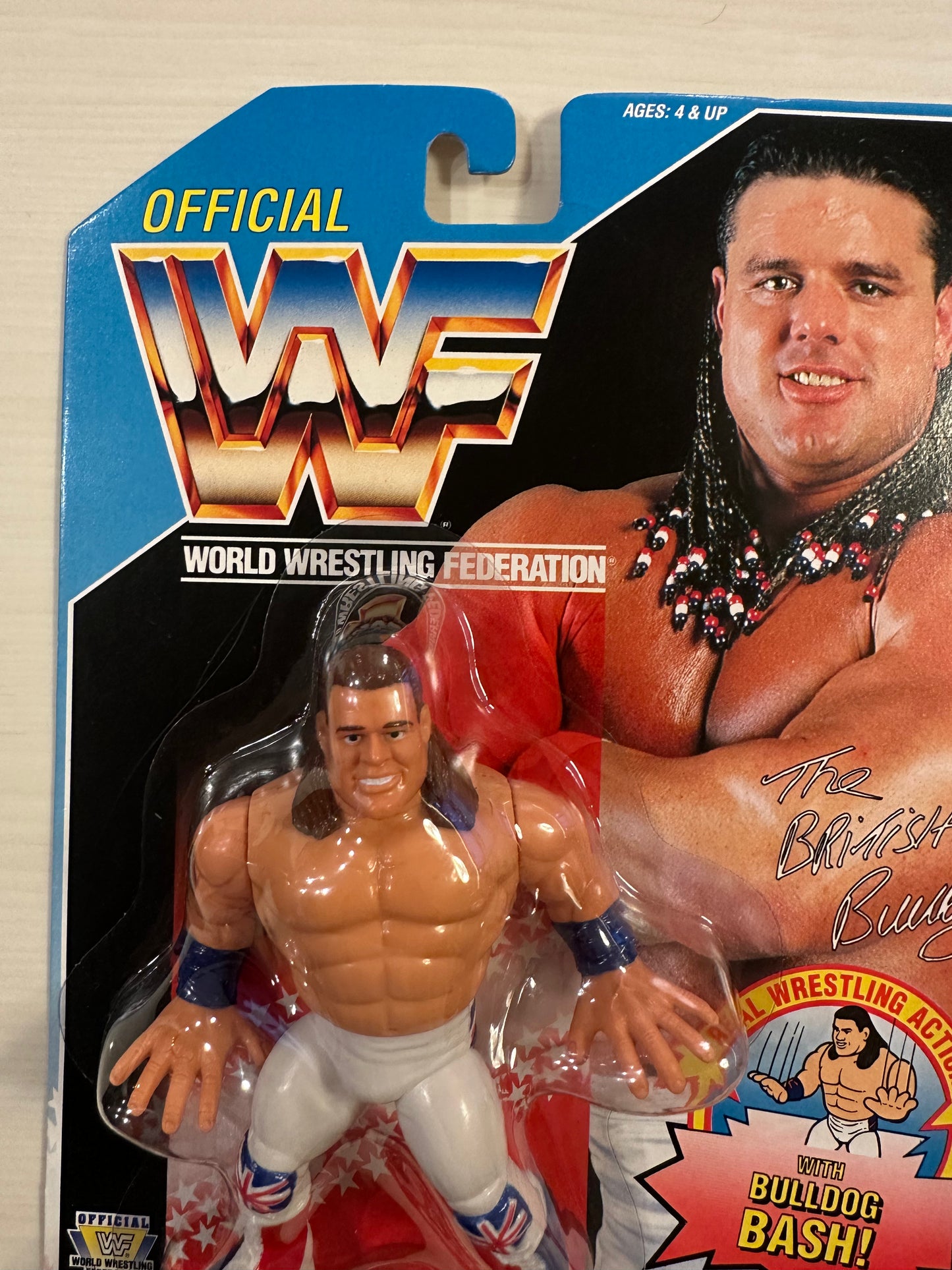 British Bulldog Series 4 WWF Hasbro
