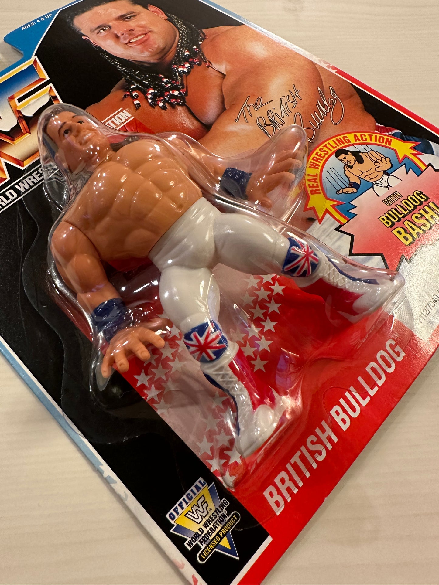 British Bulldog Series 4 WWF Hasbro