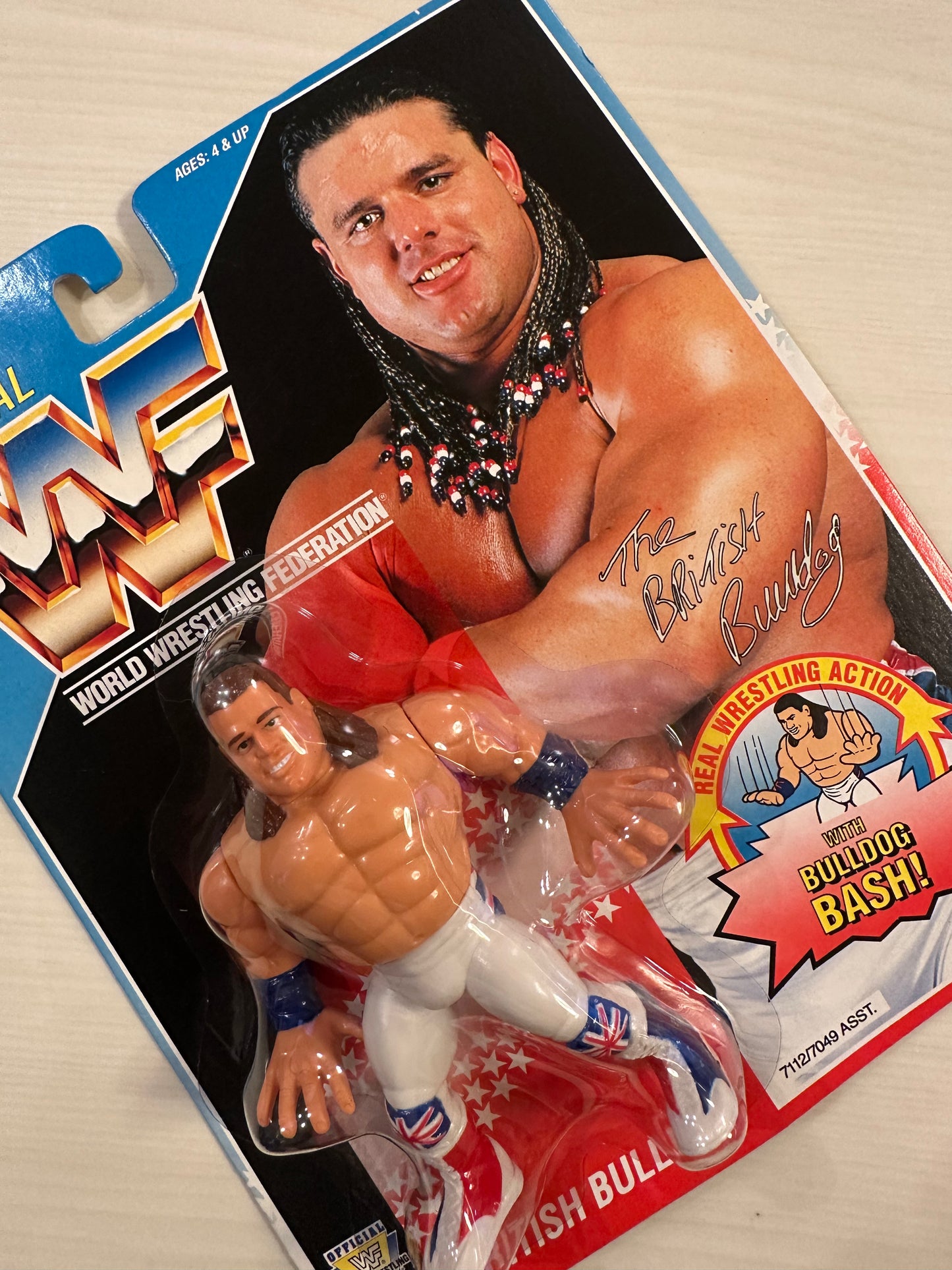 British Bulldog Series 4 WWF Hasbro