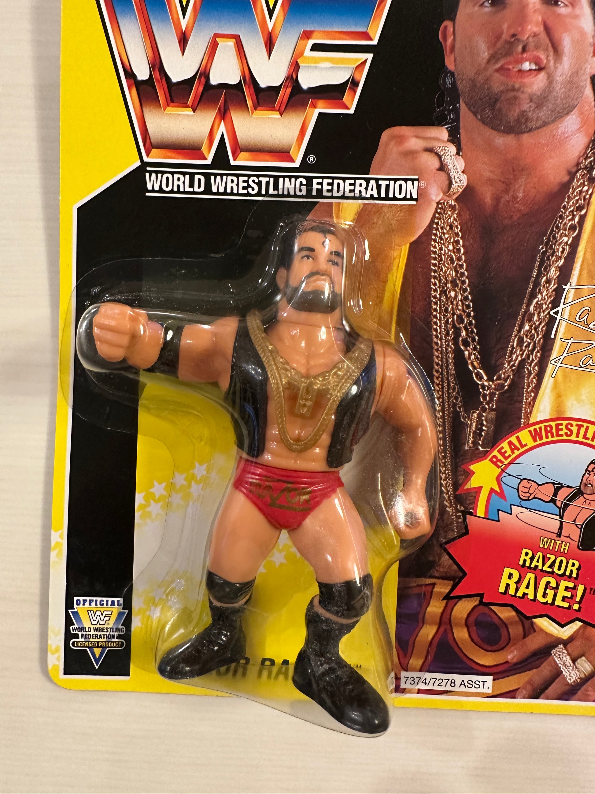 Razor Ramon Flashback Figure Razor Ramon Series 7 WWF Hasbro – retrofigure