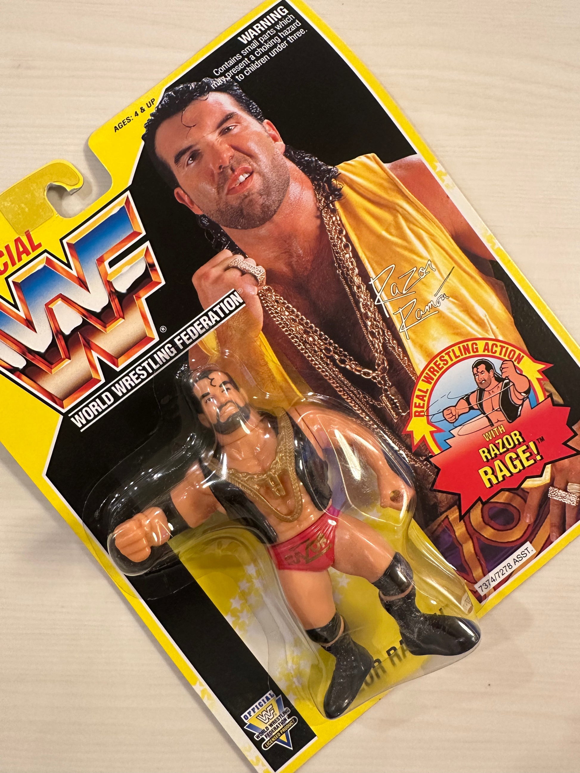 Wwf Magazine Razor Ramon Razor Ramon Series 7 WWF Hasbro – retrofigure