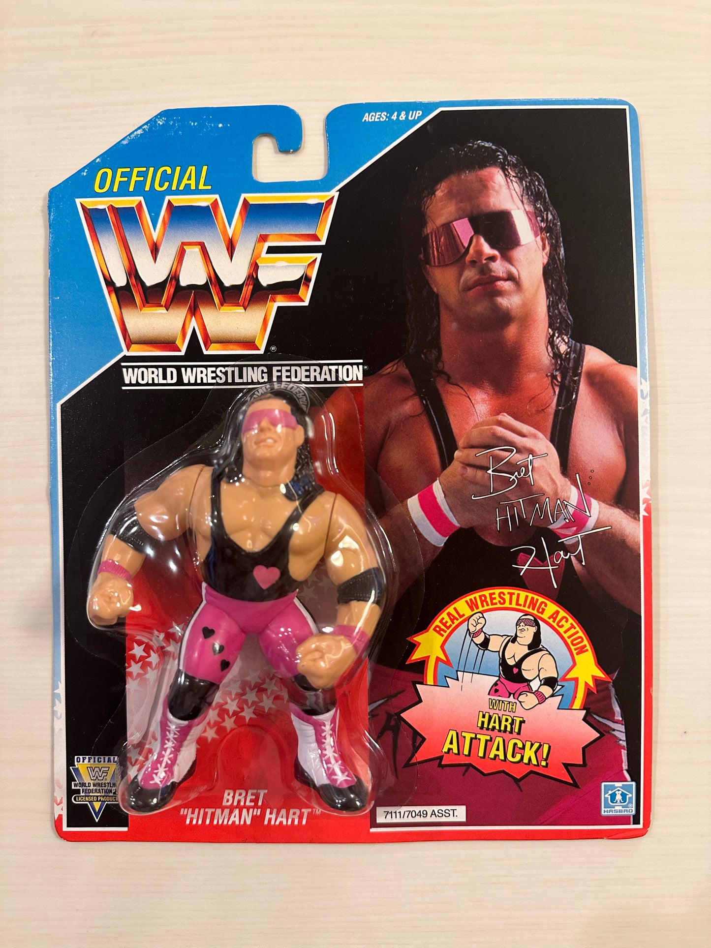 Bret the Hitman Hart Series 4 WWF Hasbro
