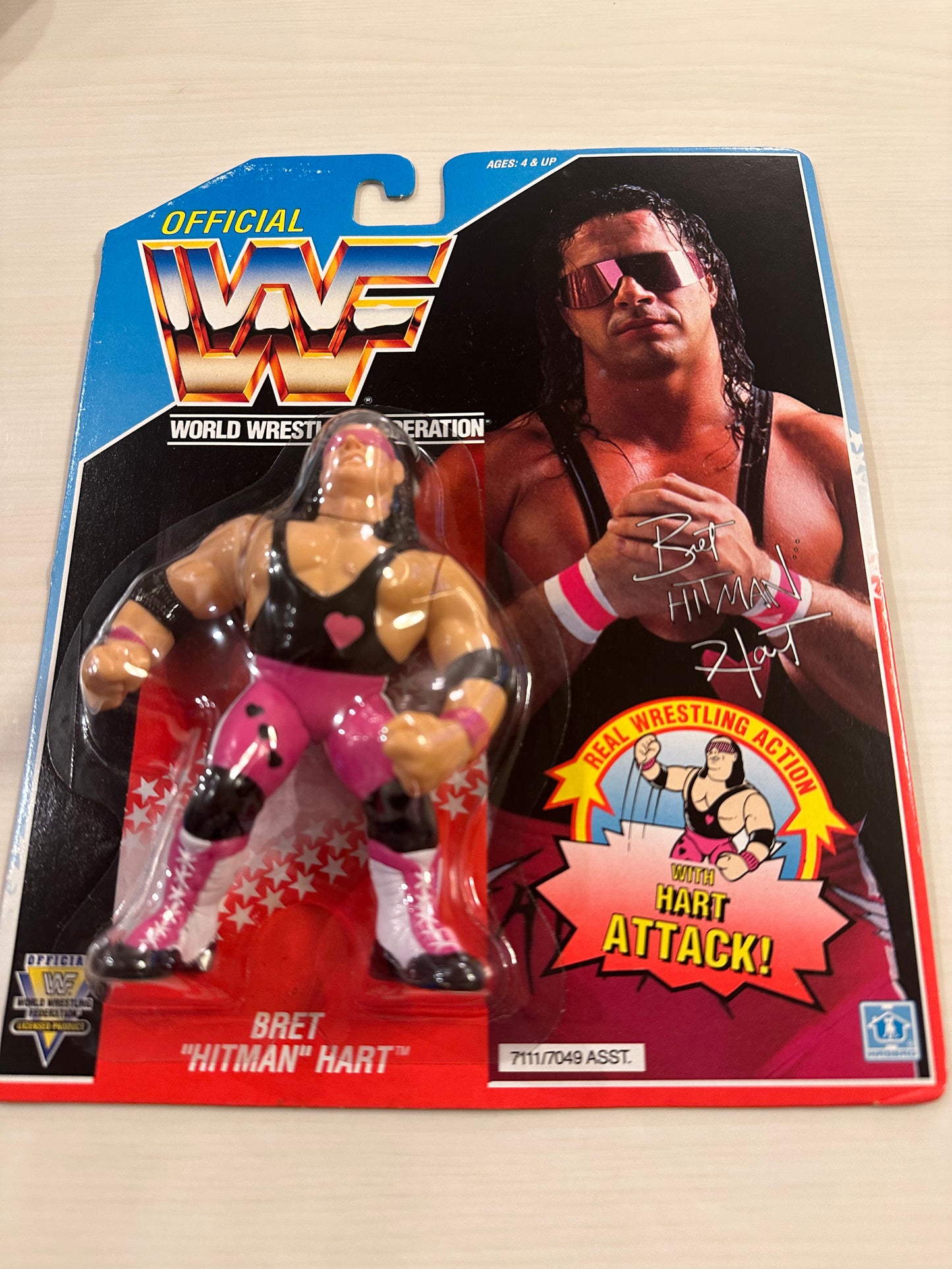 Bret the Hitman Hart Series 4 WWF Hasbro