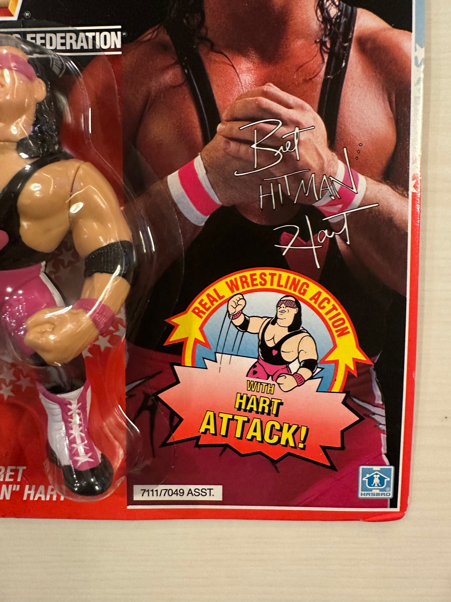 Bret the Hitman Hart Series 4 WWF Hasbro