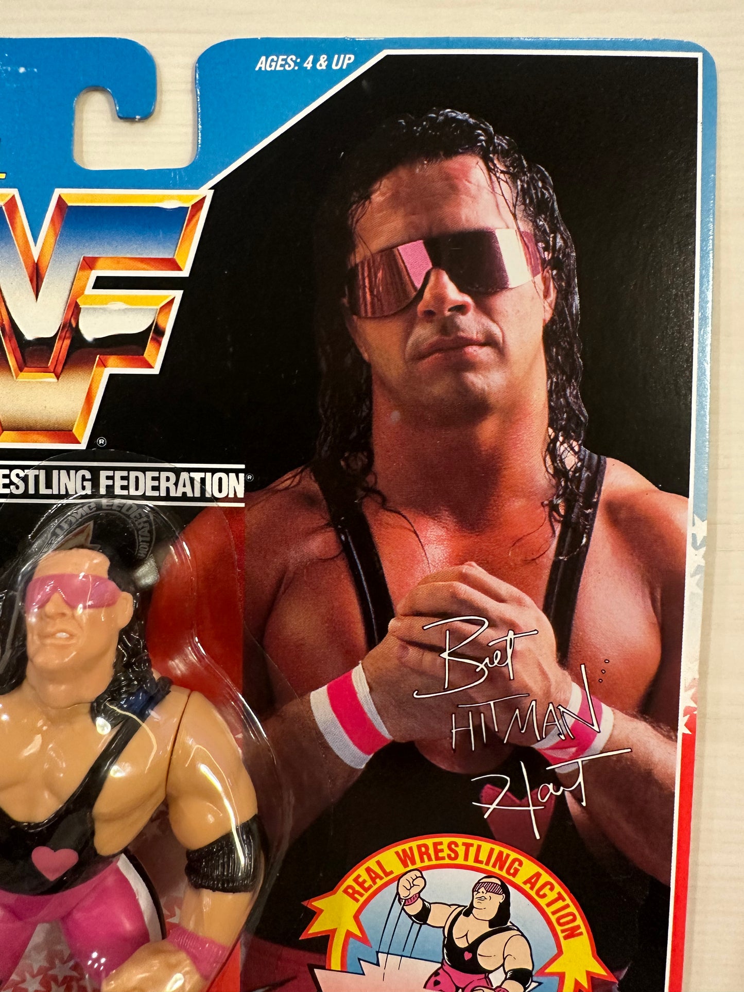 Bret the Hitman Hart Series 4 WWF Hasbro