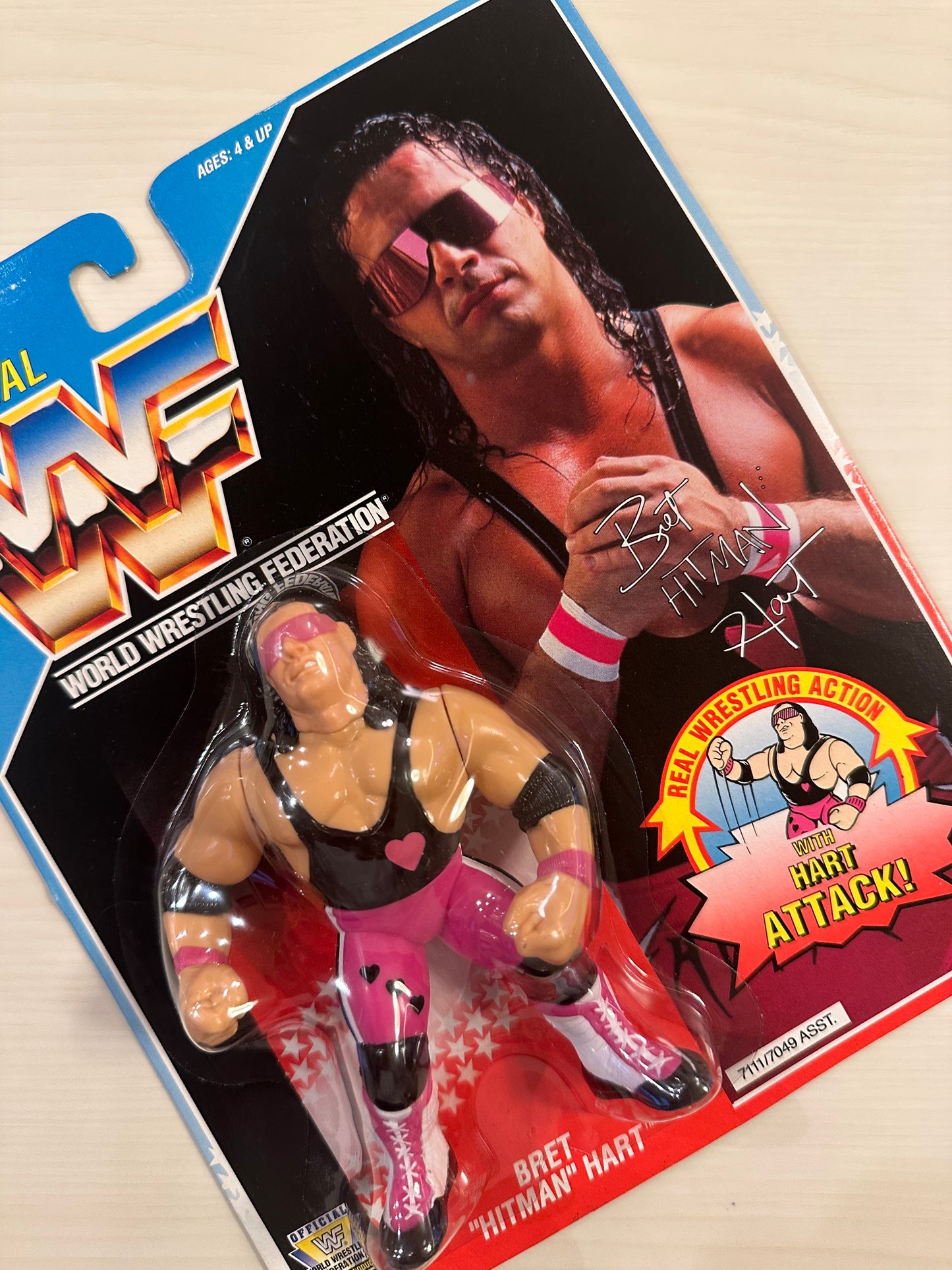 Bret the Hitman Hart Series 4 WWF Hasbro
