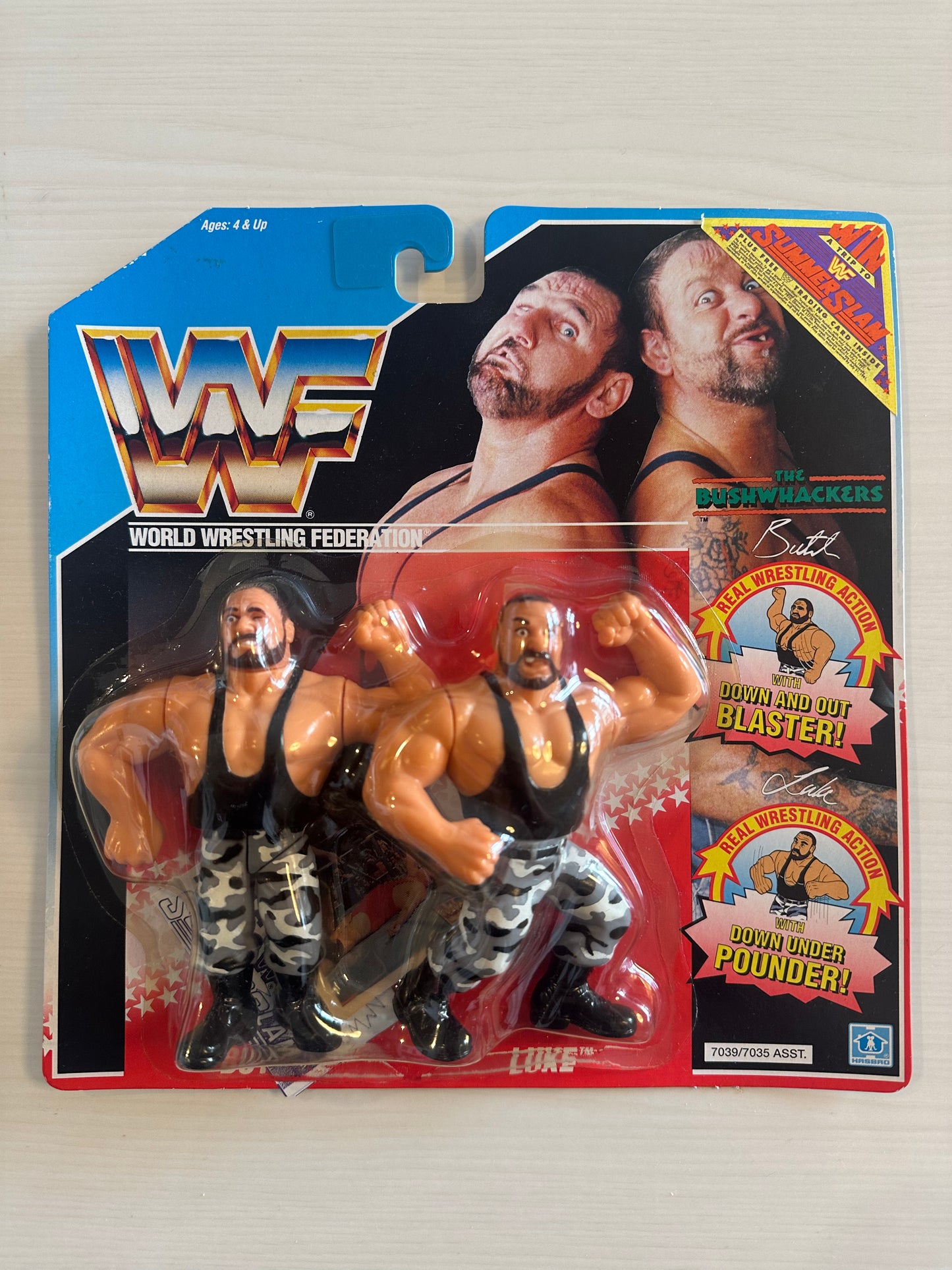 The Bushwhackers Series 2 WWF Hasbro