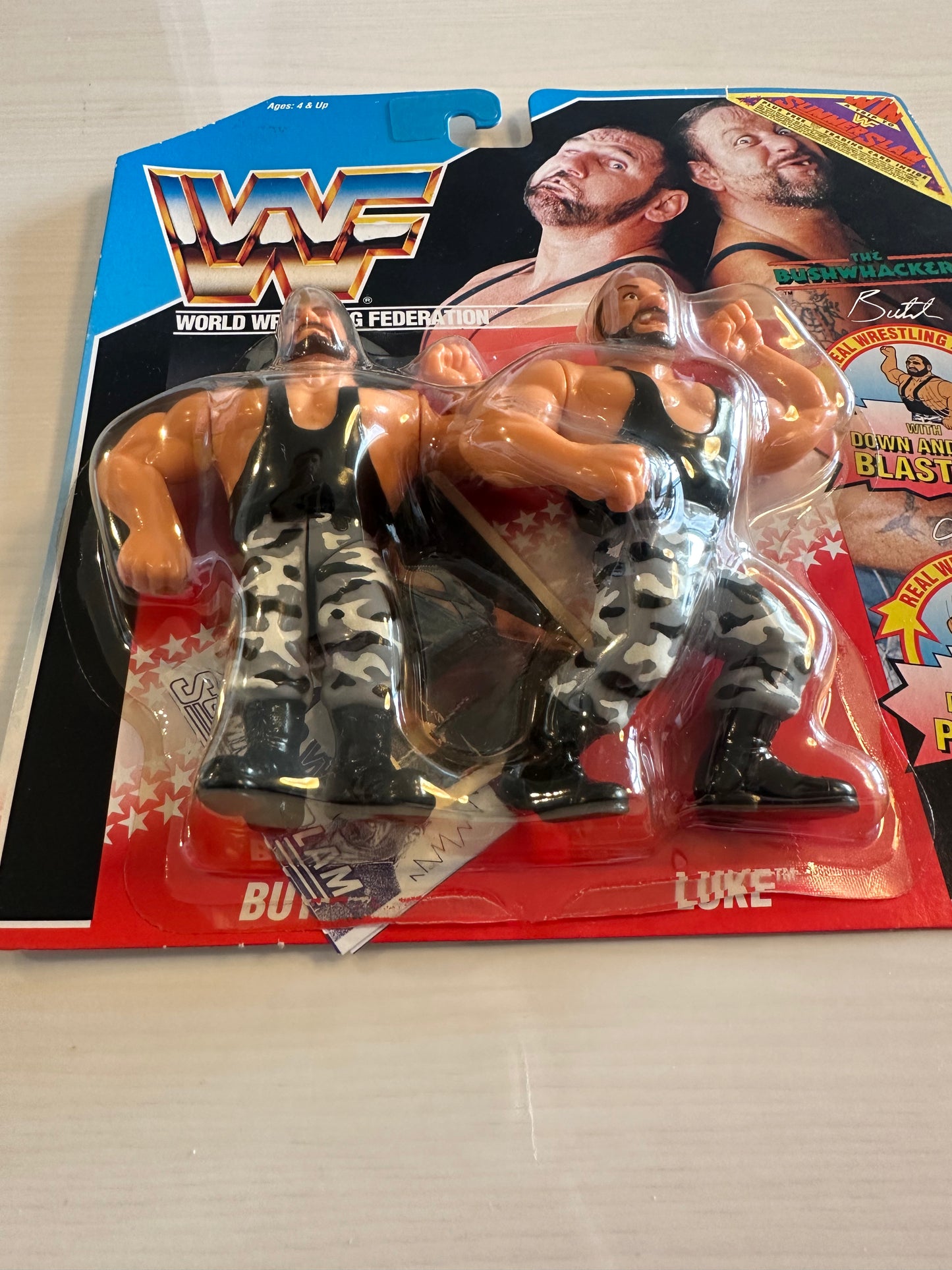 The Bushwhackers Series 2 WWF Hasbro