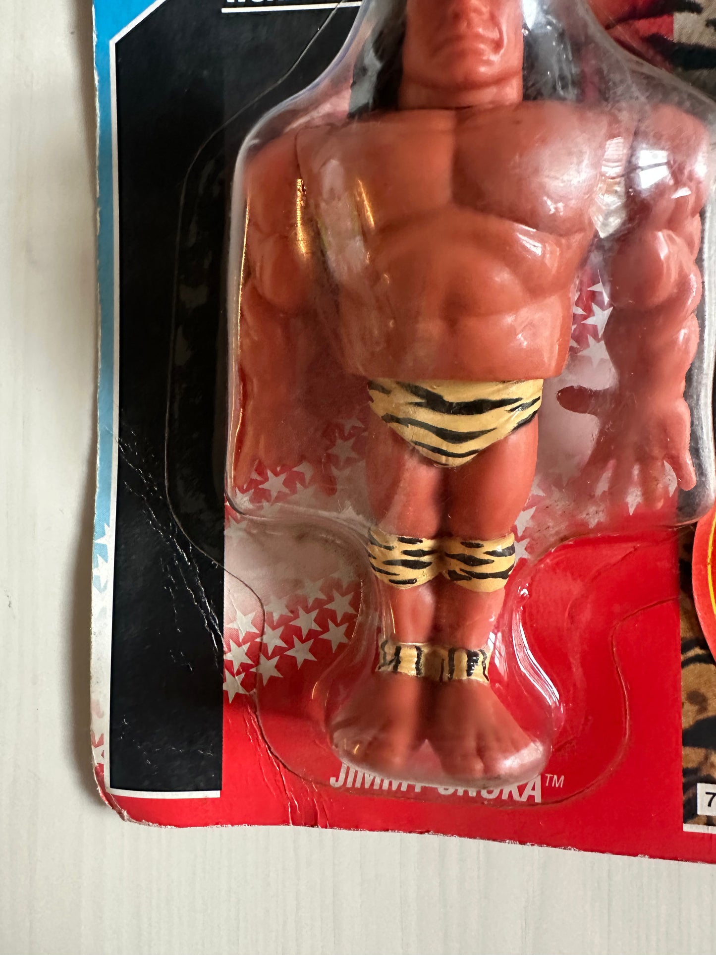 Superfly Jimmy Snuka Series 2 WWF Hasbro MOC Korean variant