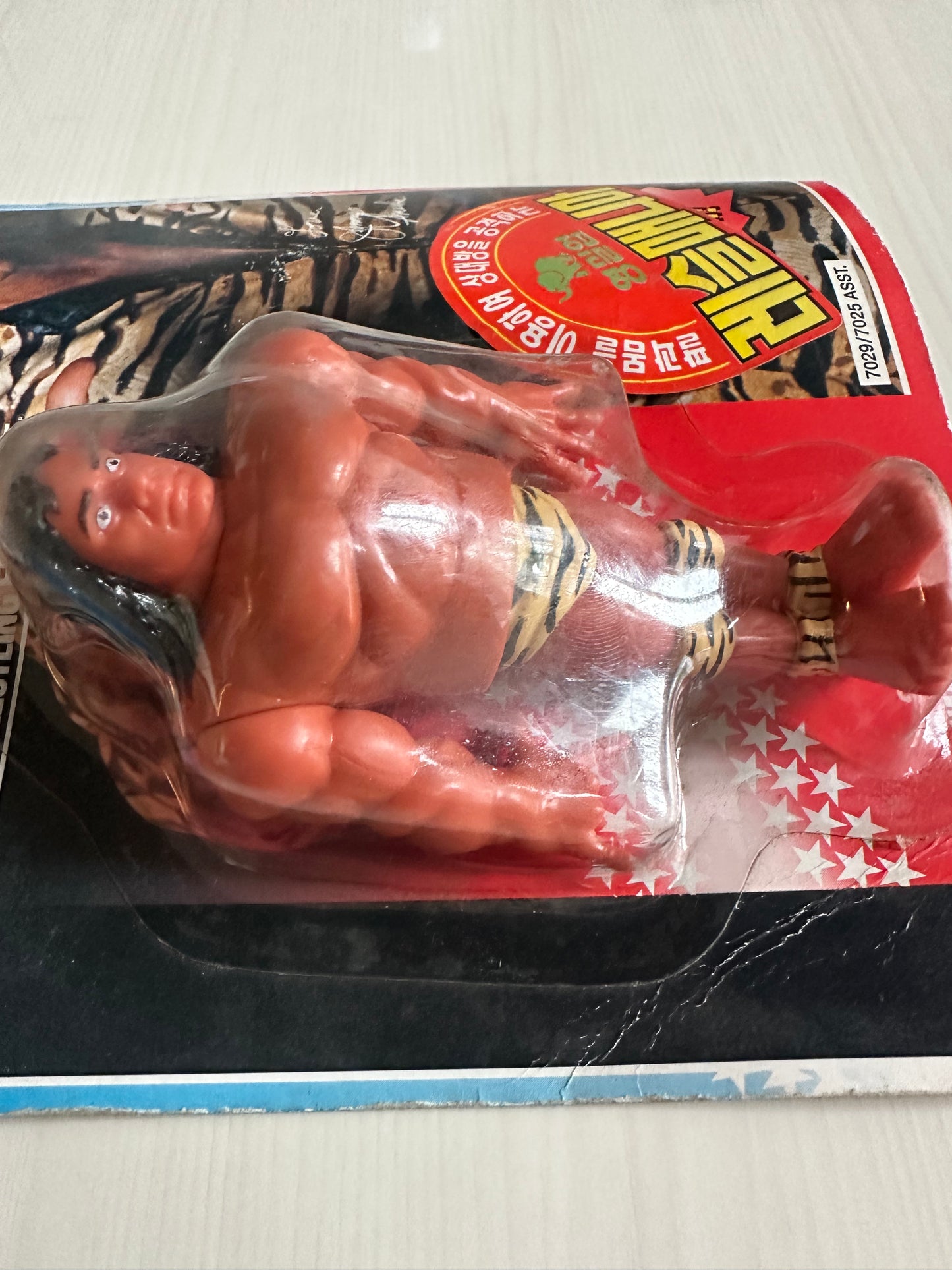 Superfly Jimmy Snuka Series 2 WWF Hasbro MOC Korean variant