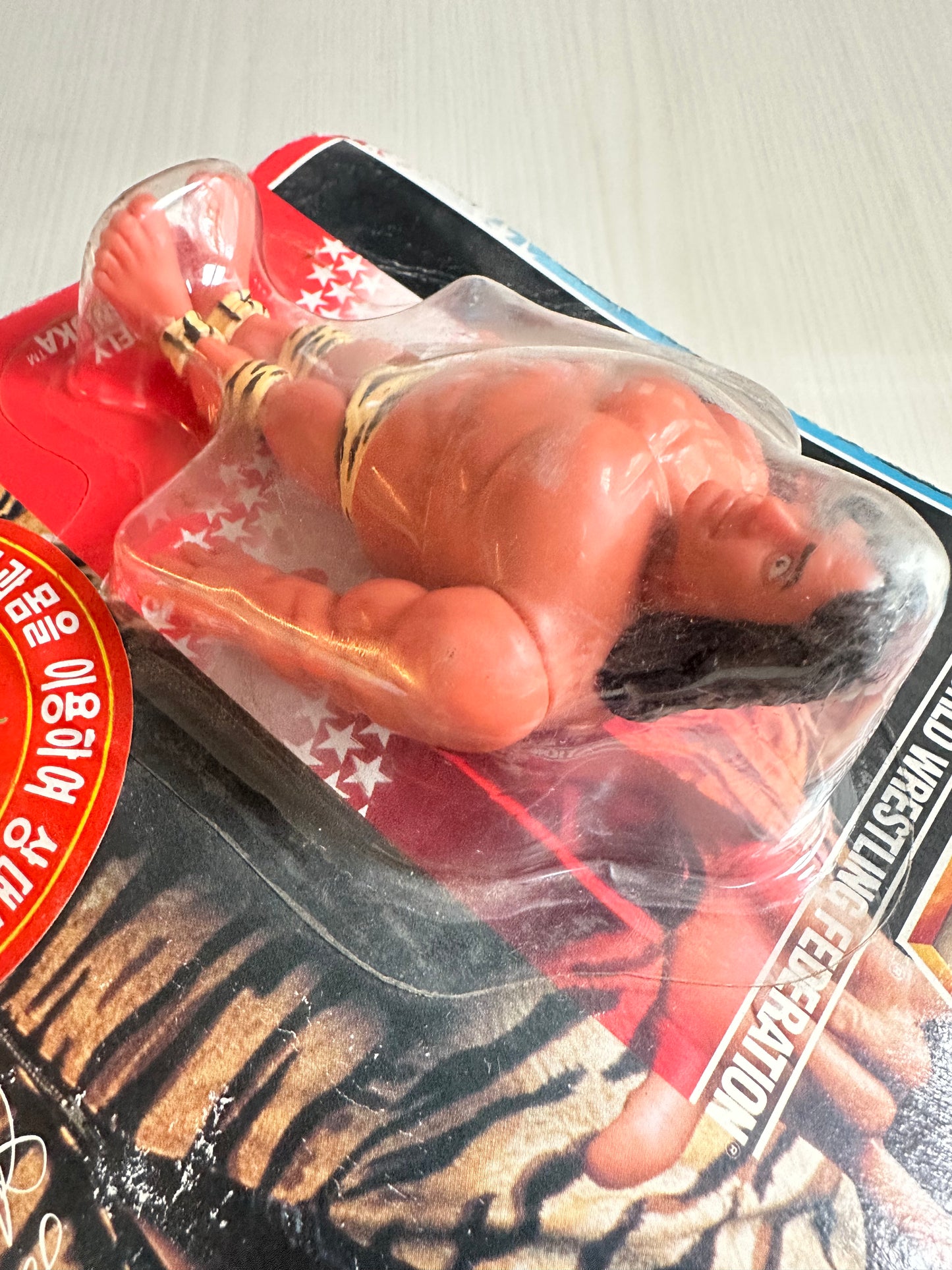 Superfly Jimmy Snuka Series 2 WWF Hasbro MOC Korean variant