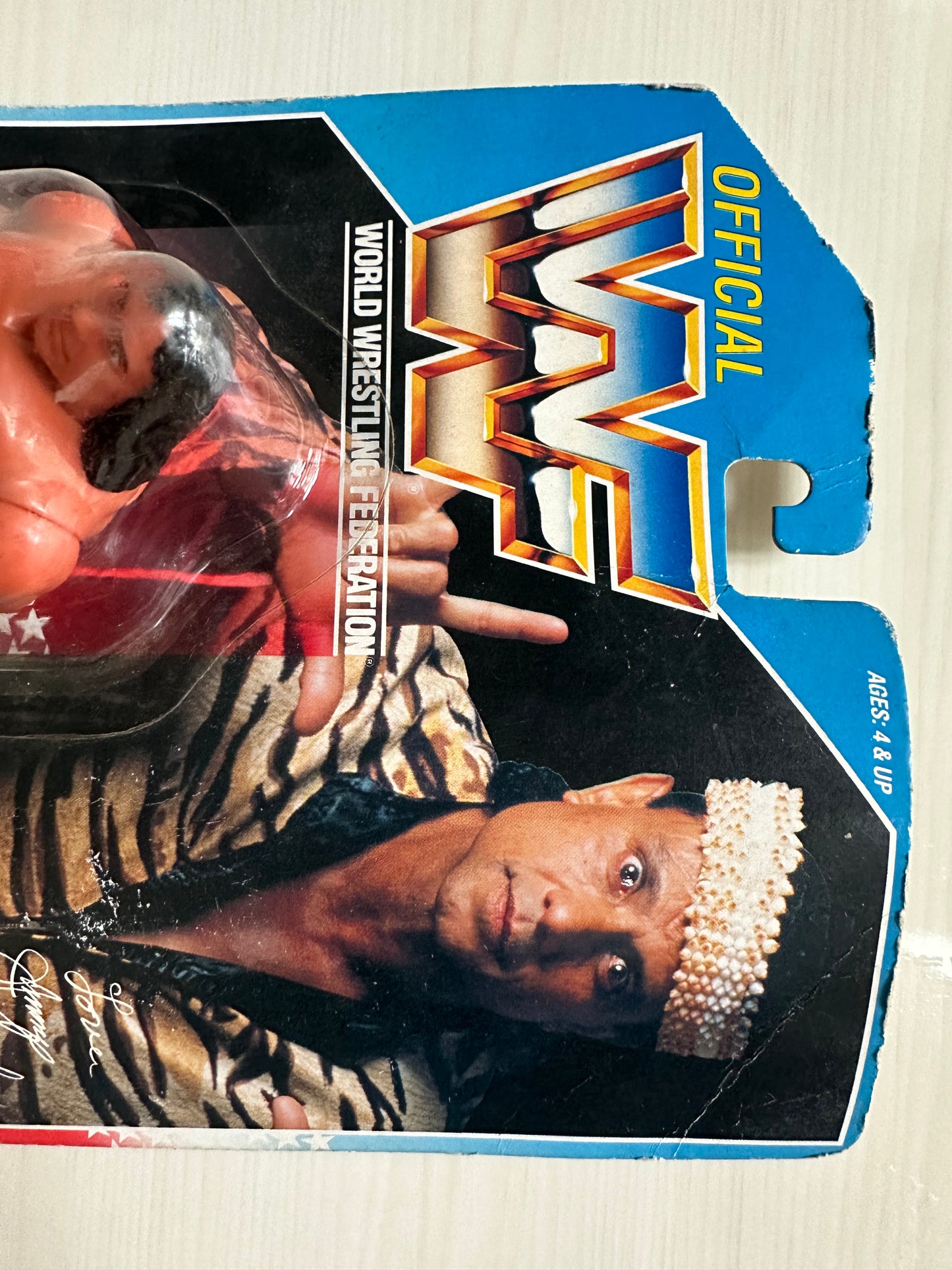 Superfly Jimmy Snuka Series 2 WWF Hasbro MOC Korean variant