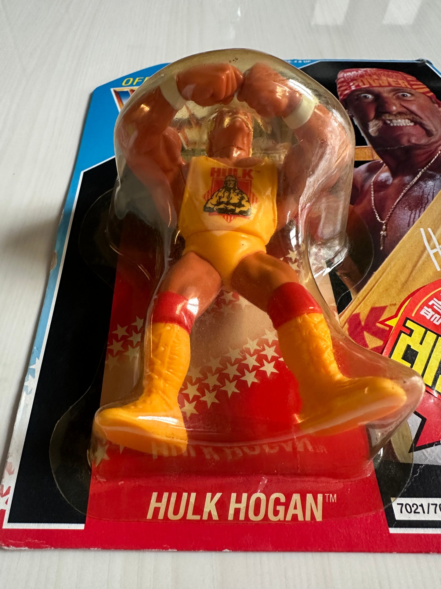 Hulk Hogan Series 2 WWF Hasbro MOC Korean variant
