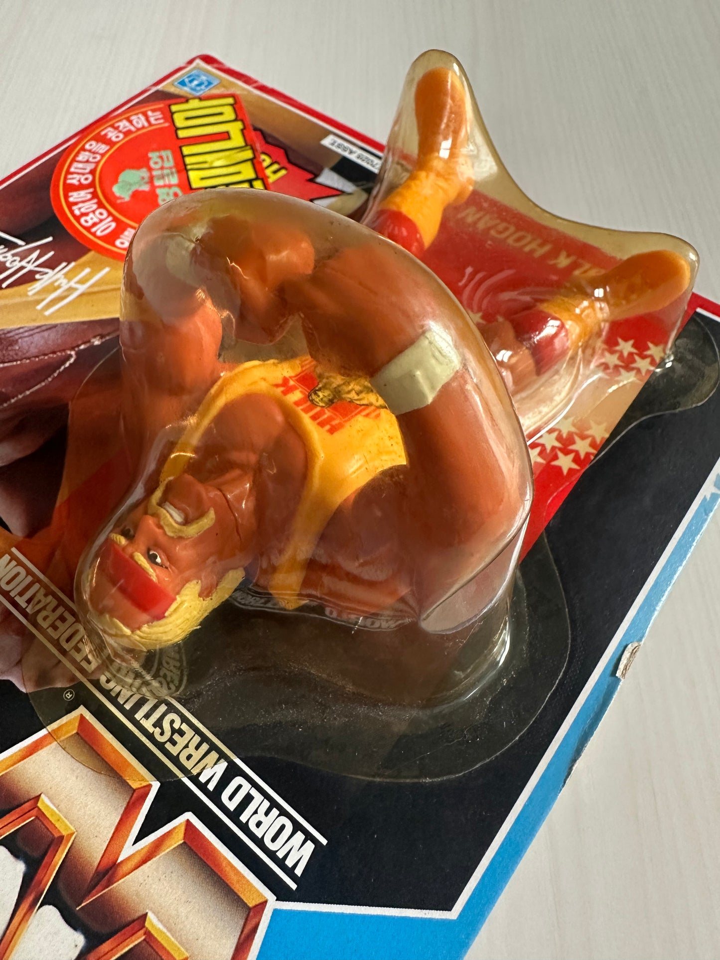 Hulk Hogan Series 2 WWF Hasbro MOC Korean variant