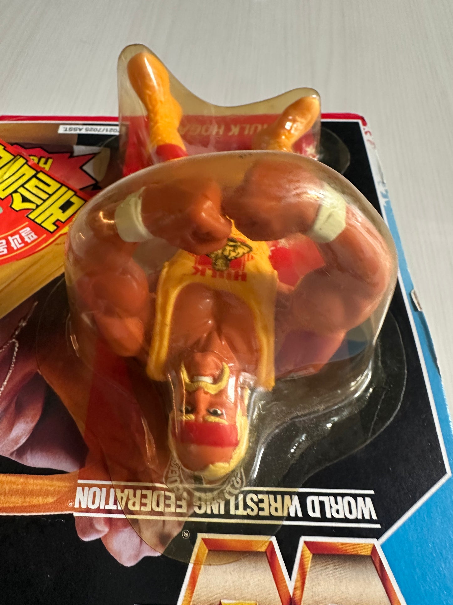 Hulk Hogan Series 2 WWF Hasbro MOC Korean variant