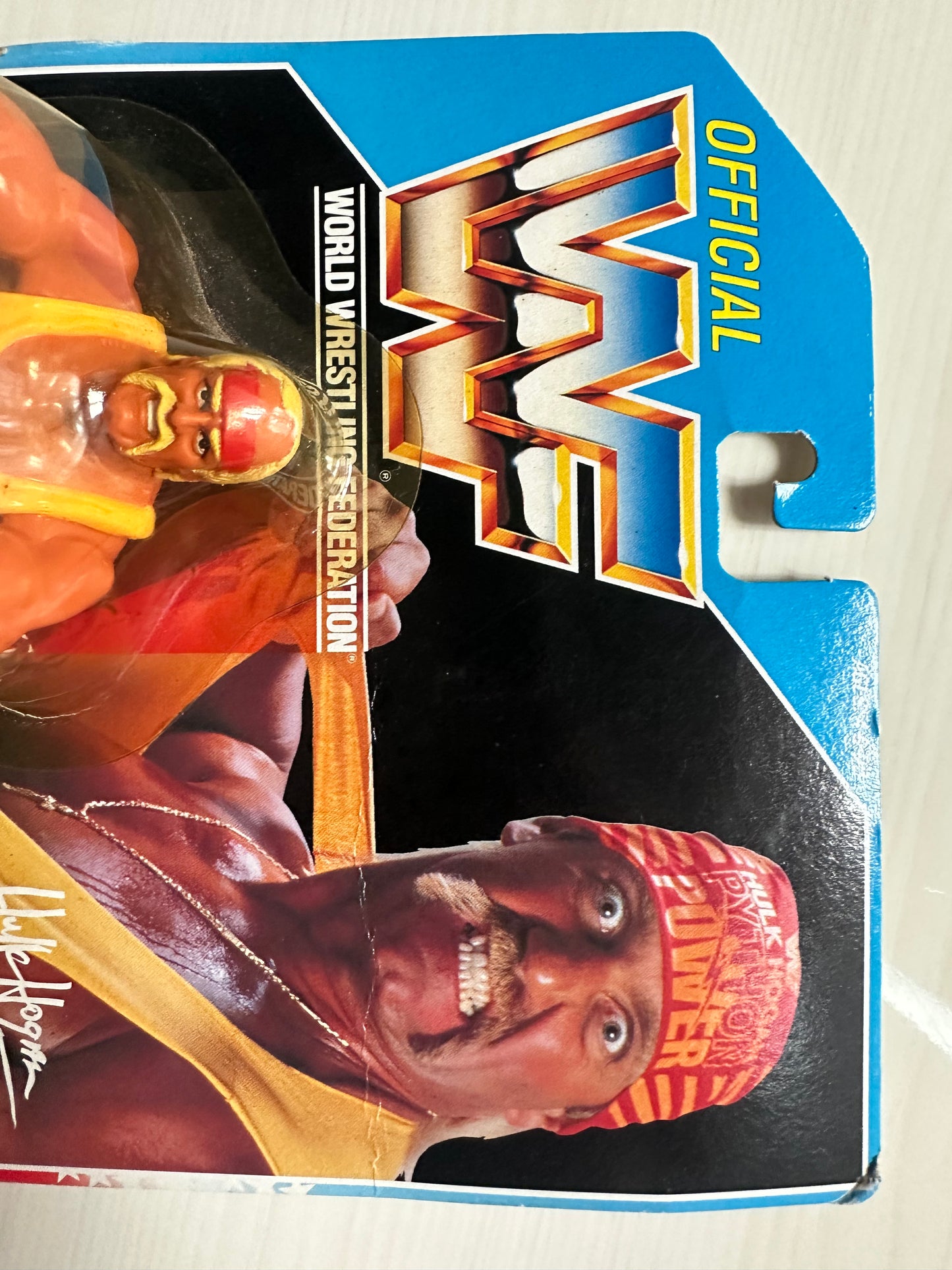 Hulk Hogan Series 2 WWF Hasbro MOC Korean variant