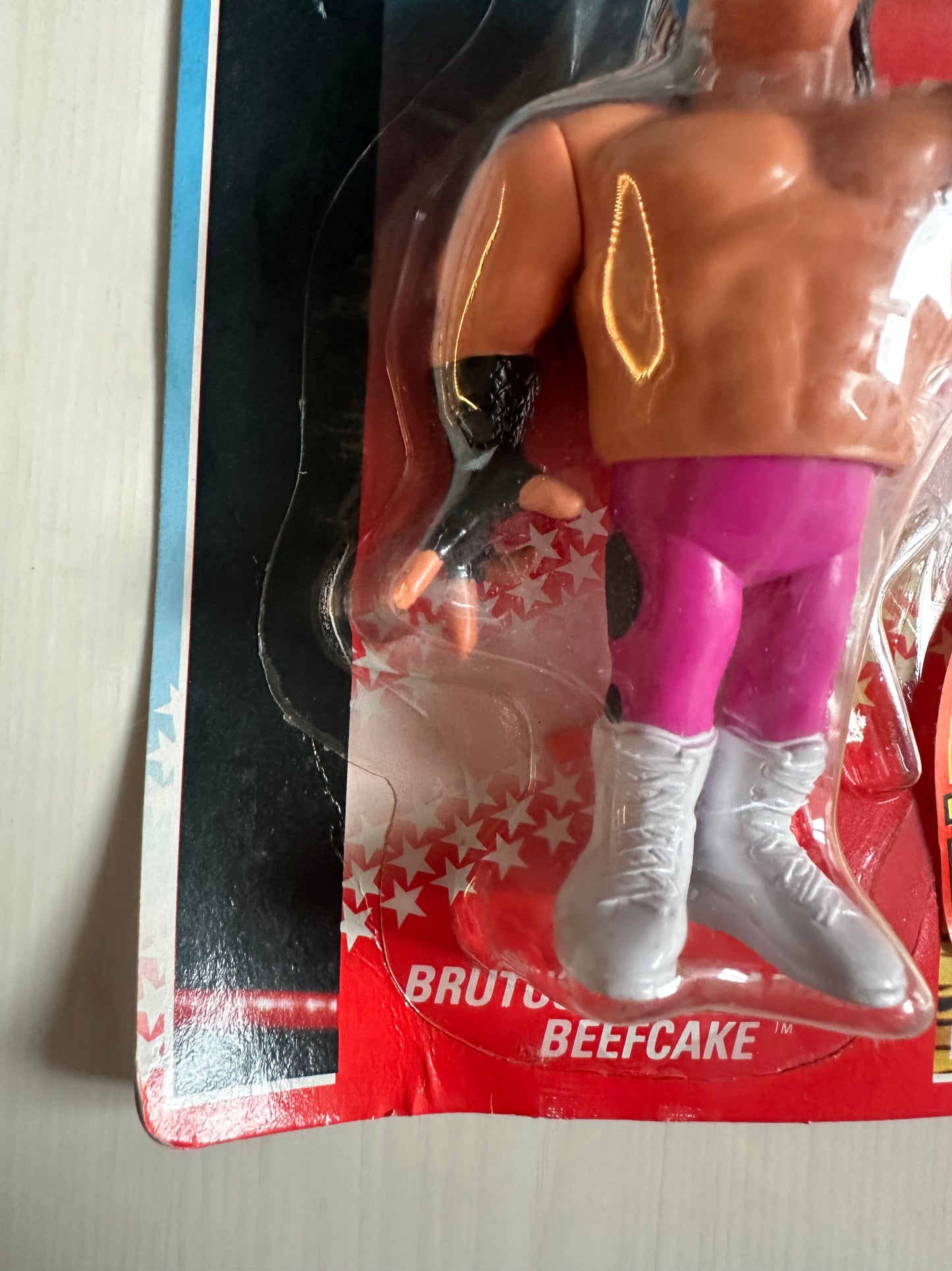Brutus the Barber Beefcake Series 1 WWF Hasbro MOC Korean variant