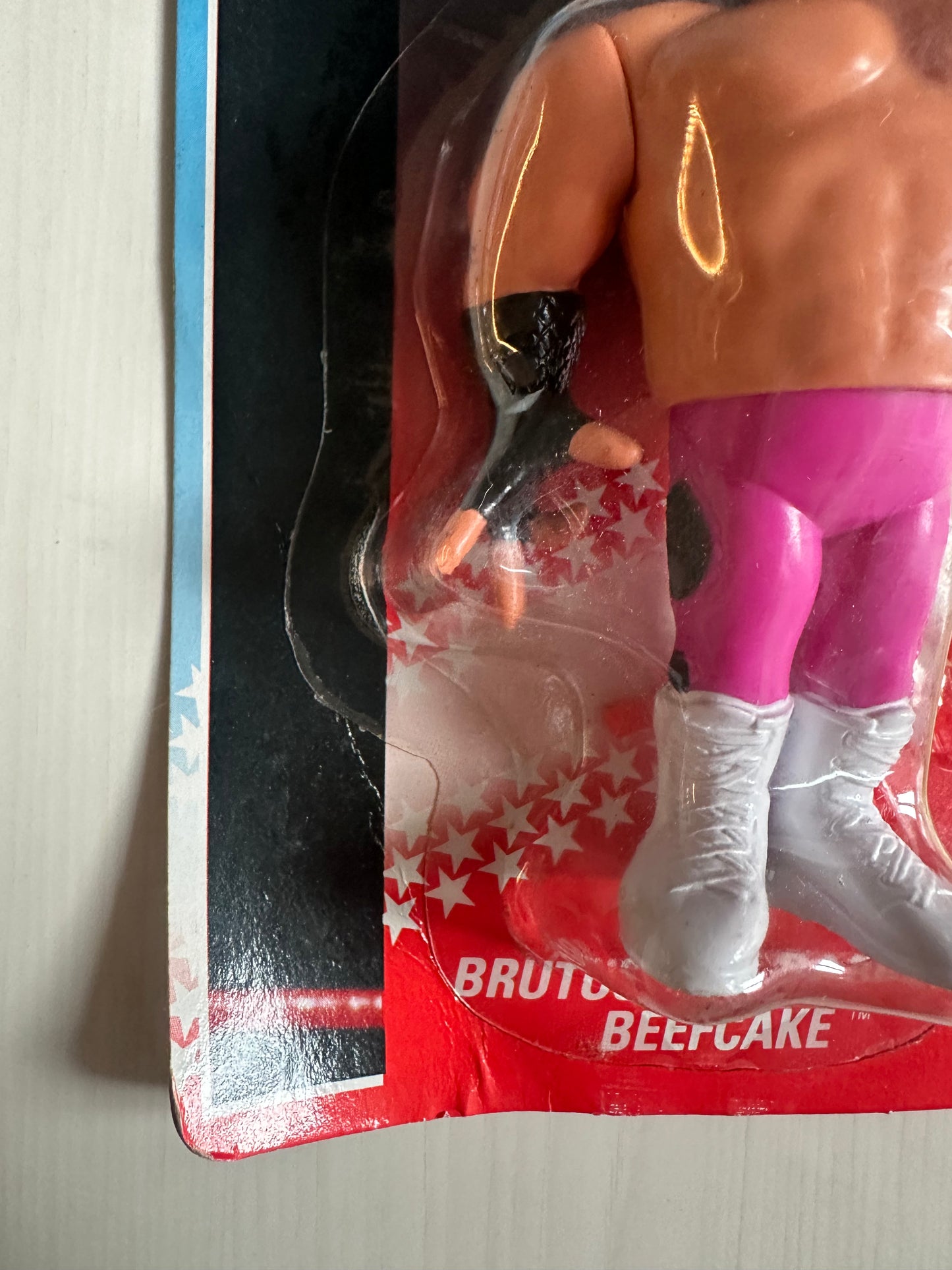 Brutus the Barber Beefcake Series 1 WWF Hasbro MOC Korean variant
