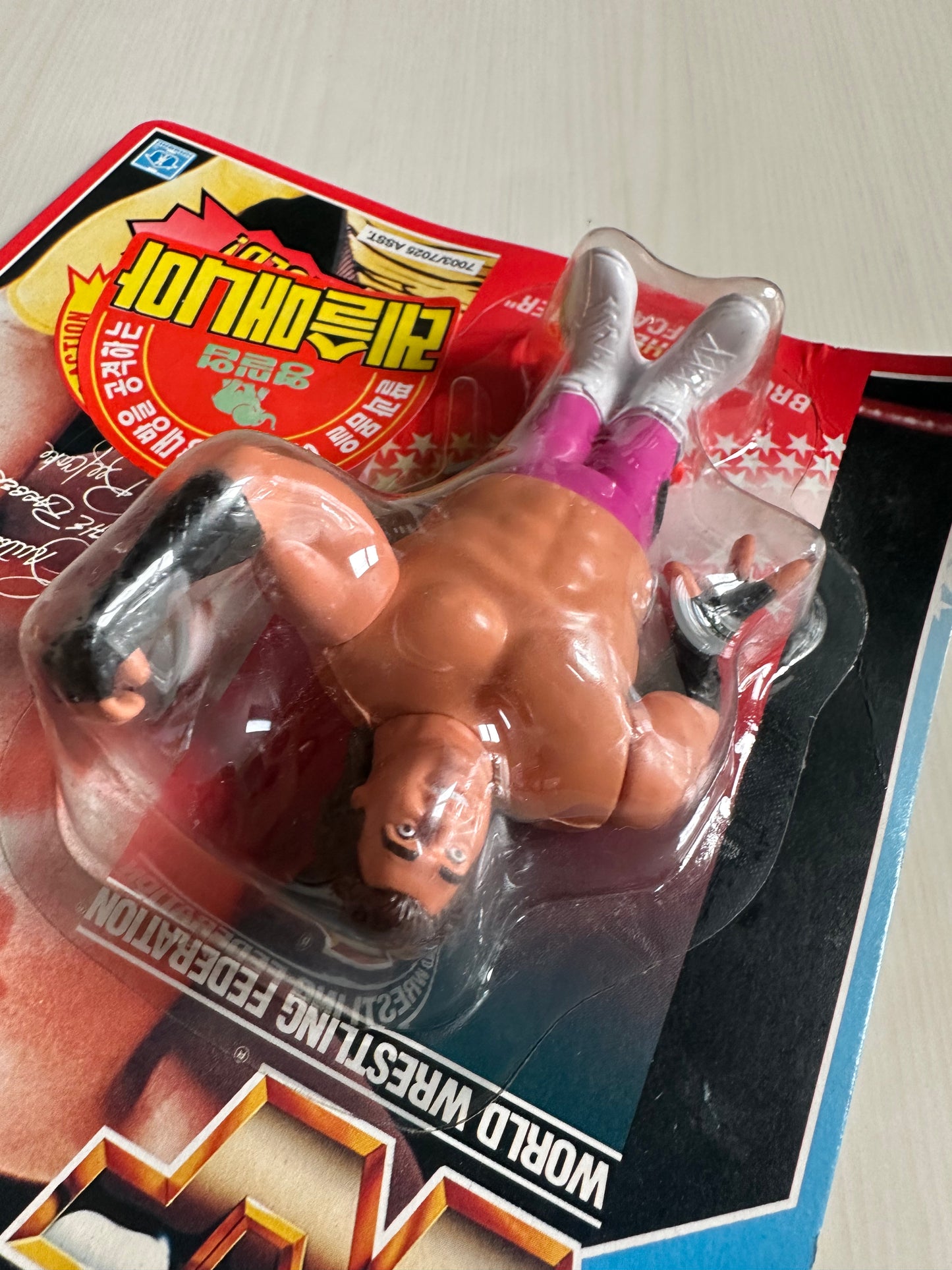 Brutus the Barber Beefcake Series 1 WWF Hasbro MOC Korean variant