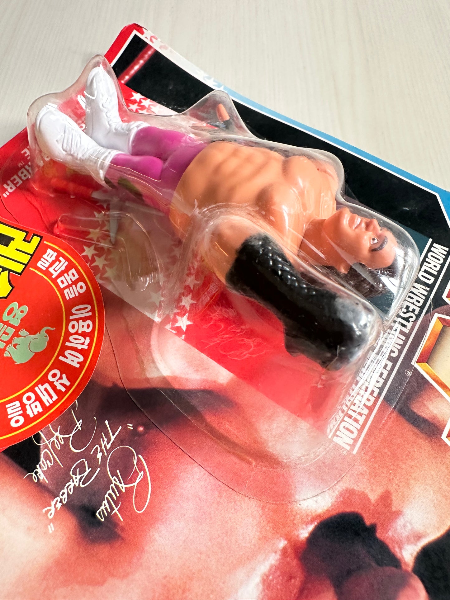 Brutus the Barber Beefcake Series 1 WWF Hasbro MOC Korean variant
