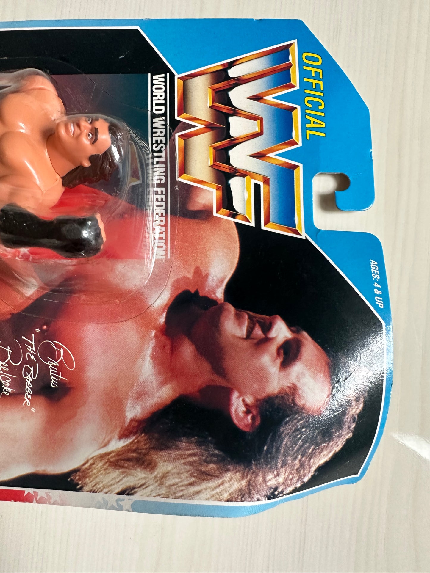 Brutus the Barber Beefcake Series 1 WWF Hasbro MOC Korean variant