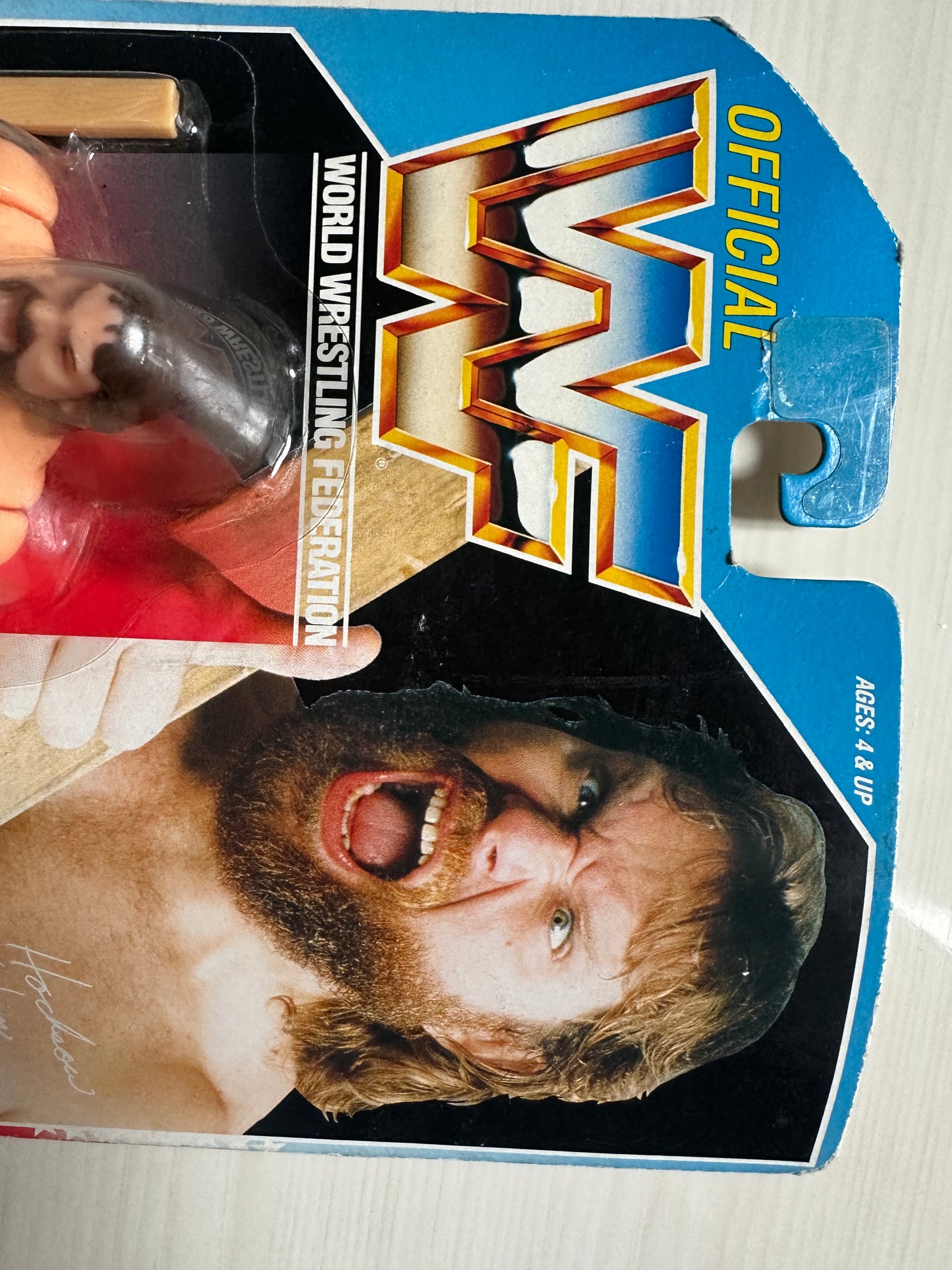 Hacksaw Jim Duggan Series 2 WWF Hasbro MOC Korean variant