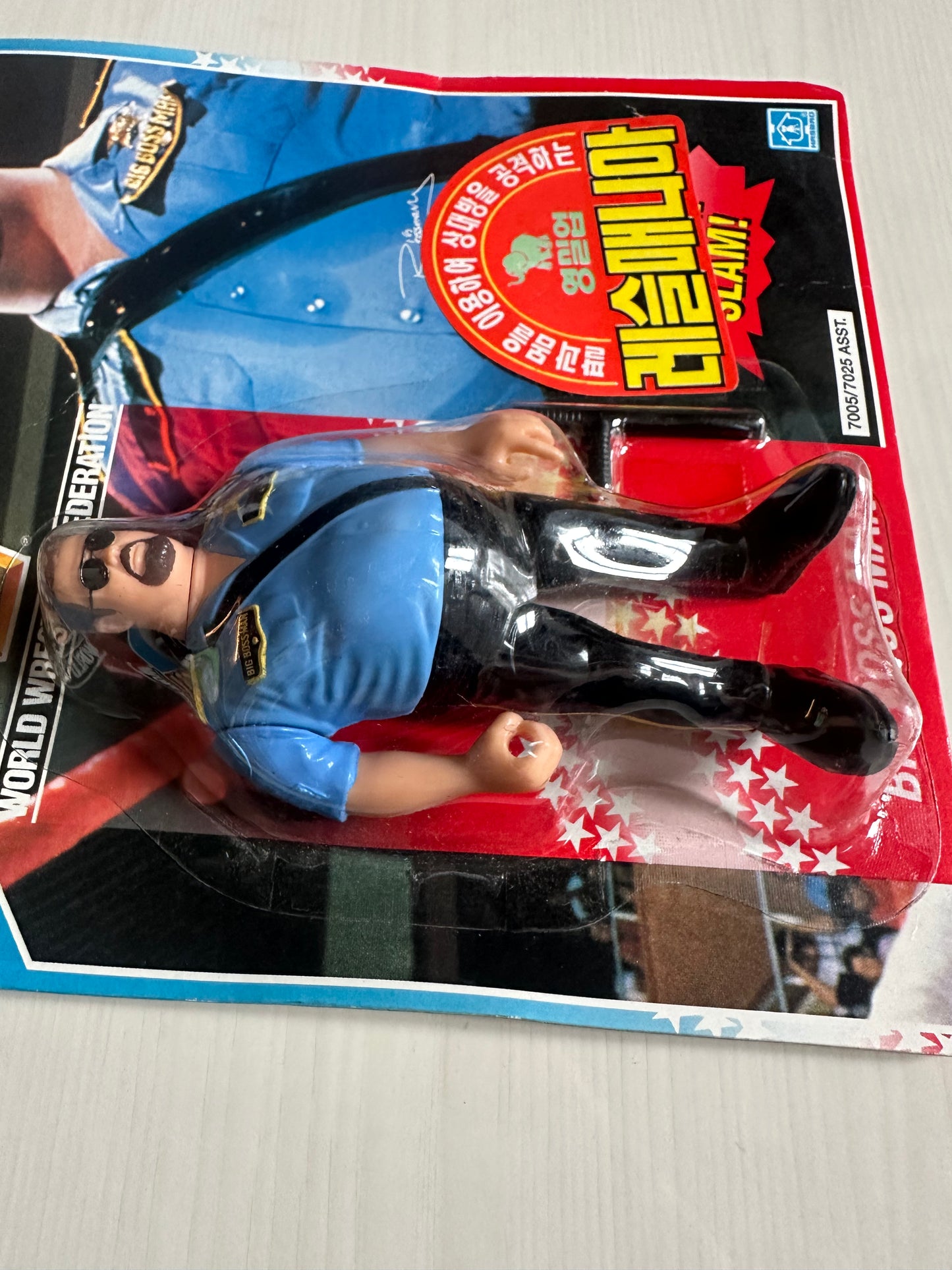 Big Boss Man Series 1 WWF Hasbro MOC Korean variant