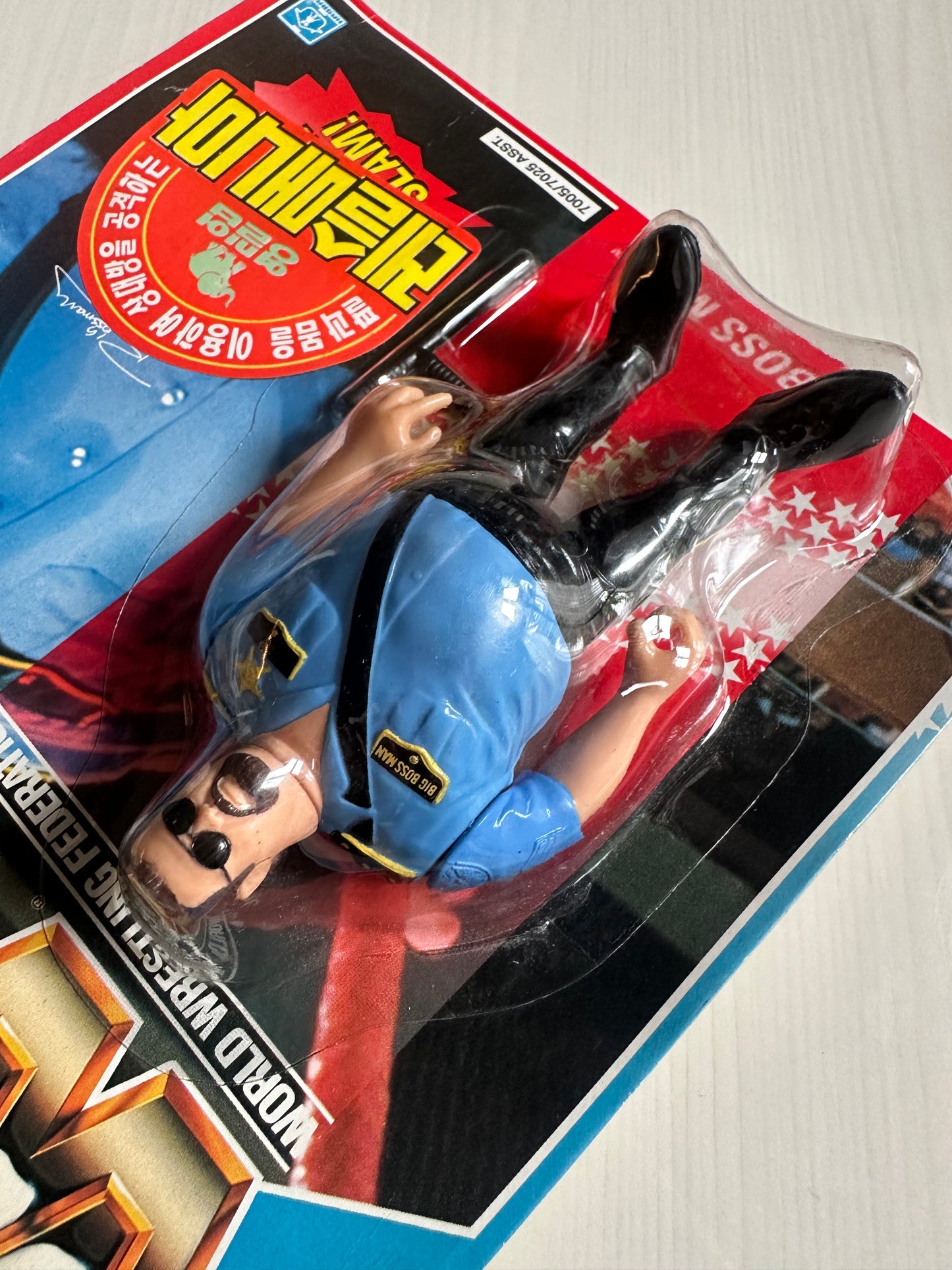 Big Boss Man Series 1 WWF Hasbro MOC Korean variant