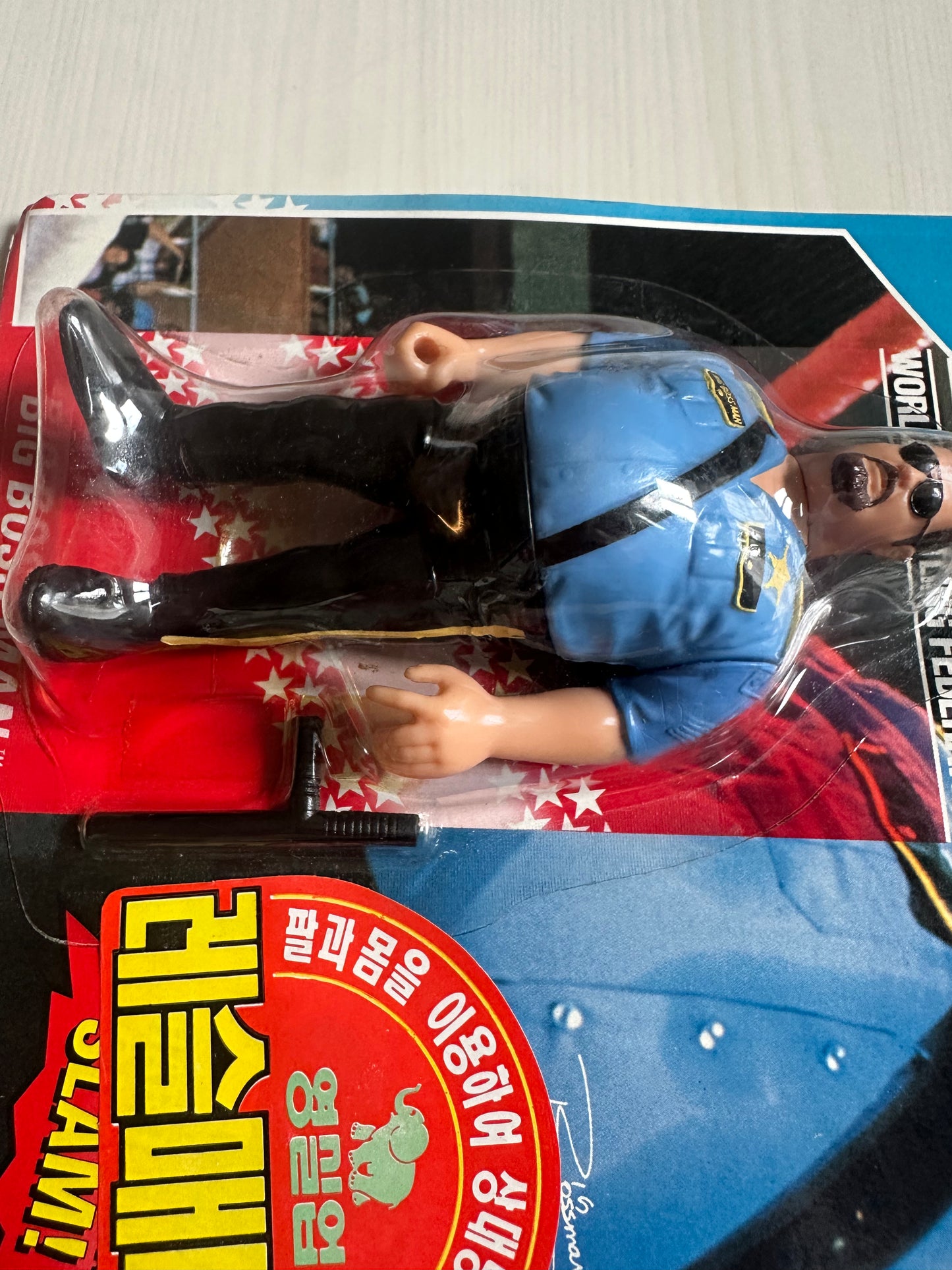 Big Boss Man Series 1 WWF Hasbro MOC Korean variant