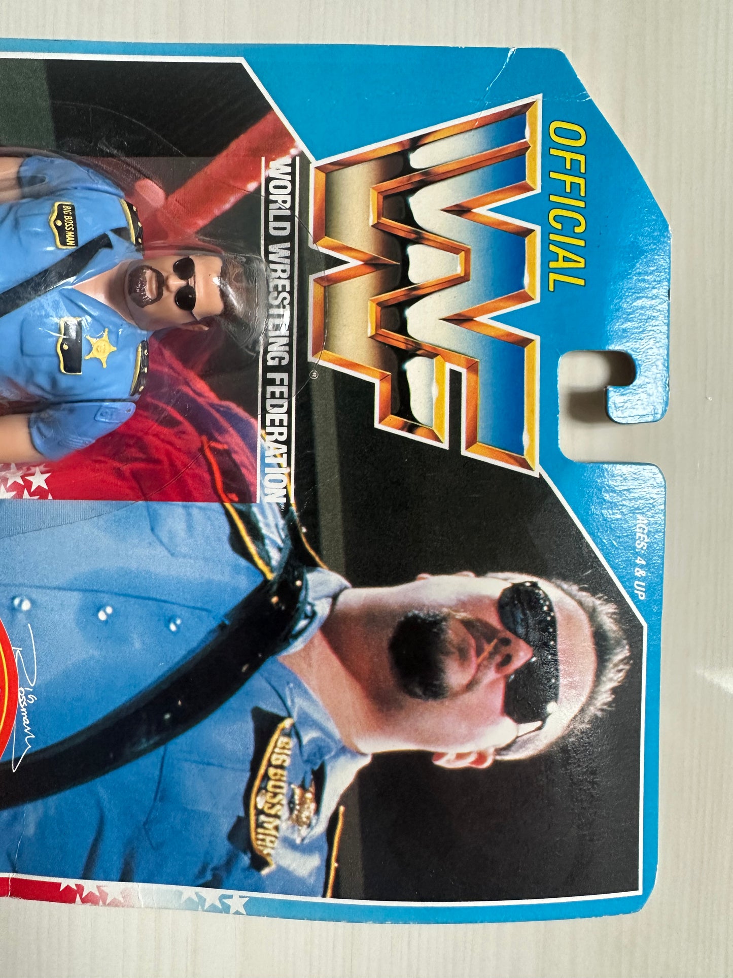 Big Boss Man Series 1 WWF Hasbro MOC Korean variant