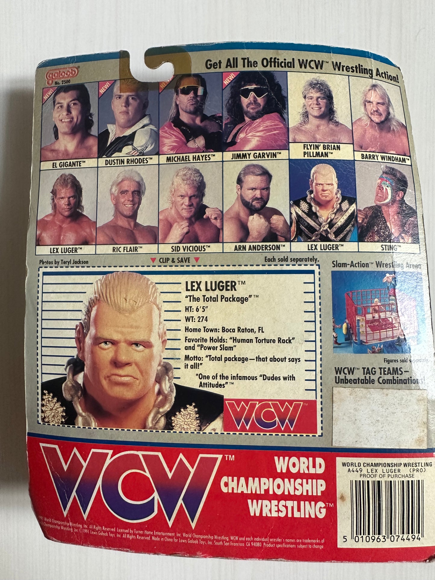 Lex Luger Prering Robe WCW Galoob