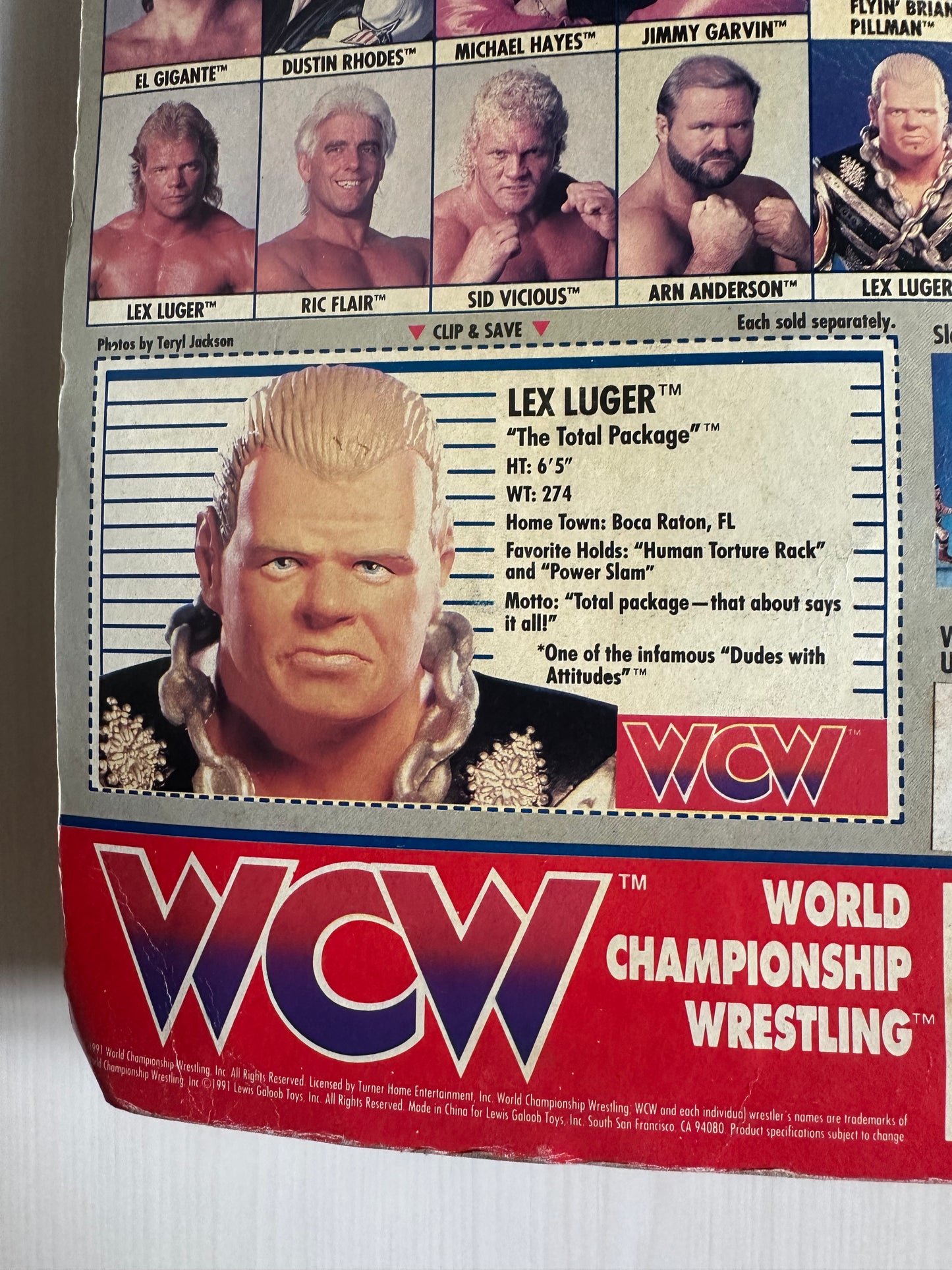 Lex Luger Prering Robe WCW Galoob