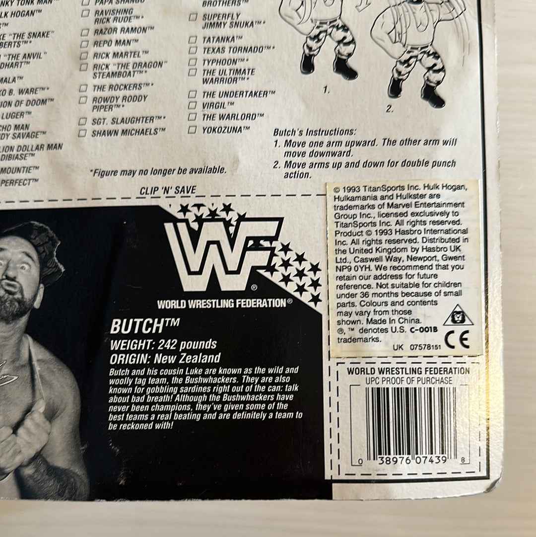 Butch the Bushwhacker Series 10 WWF Hasbro