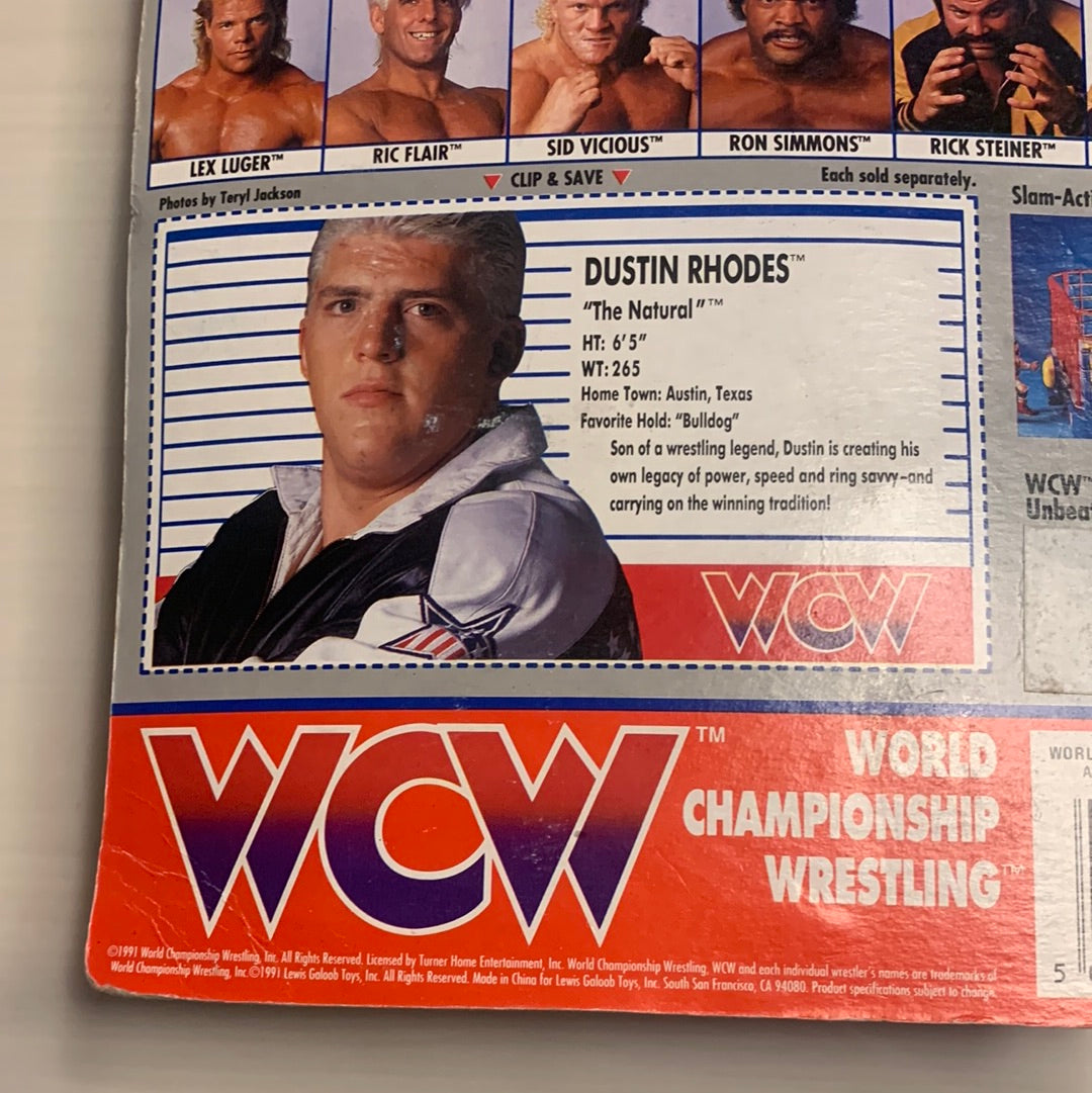 Dustin Rhodes 90 Dustin Rhodes WCW Galoob – retrofigure