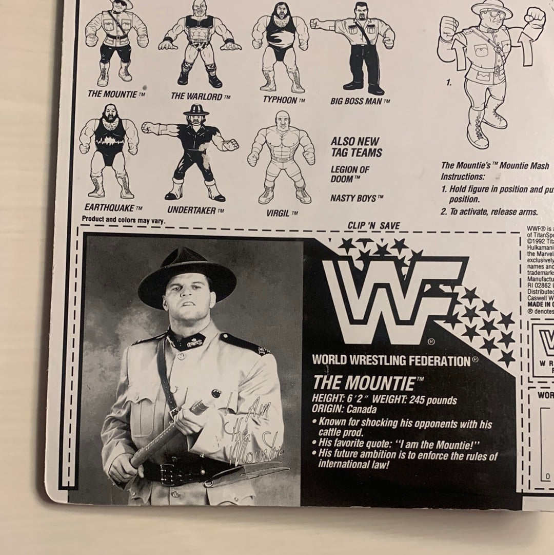 The Mountie Series 5 WWF Hasbro