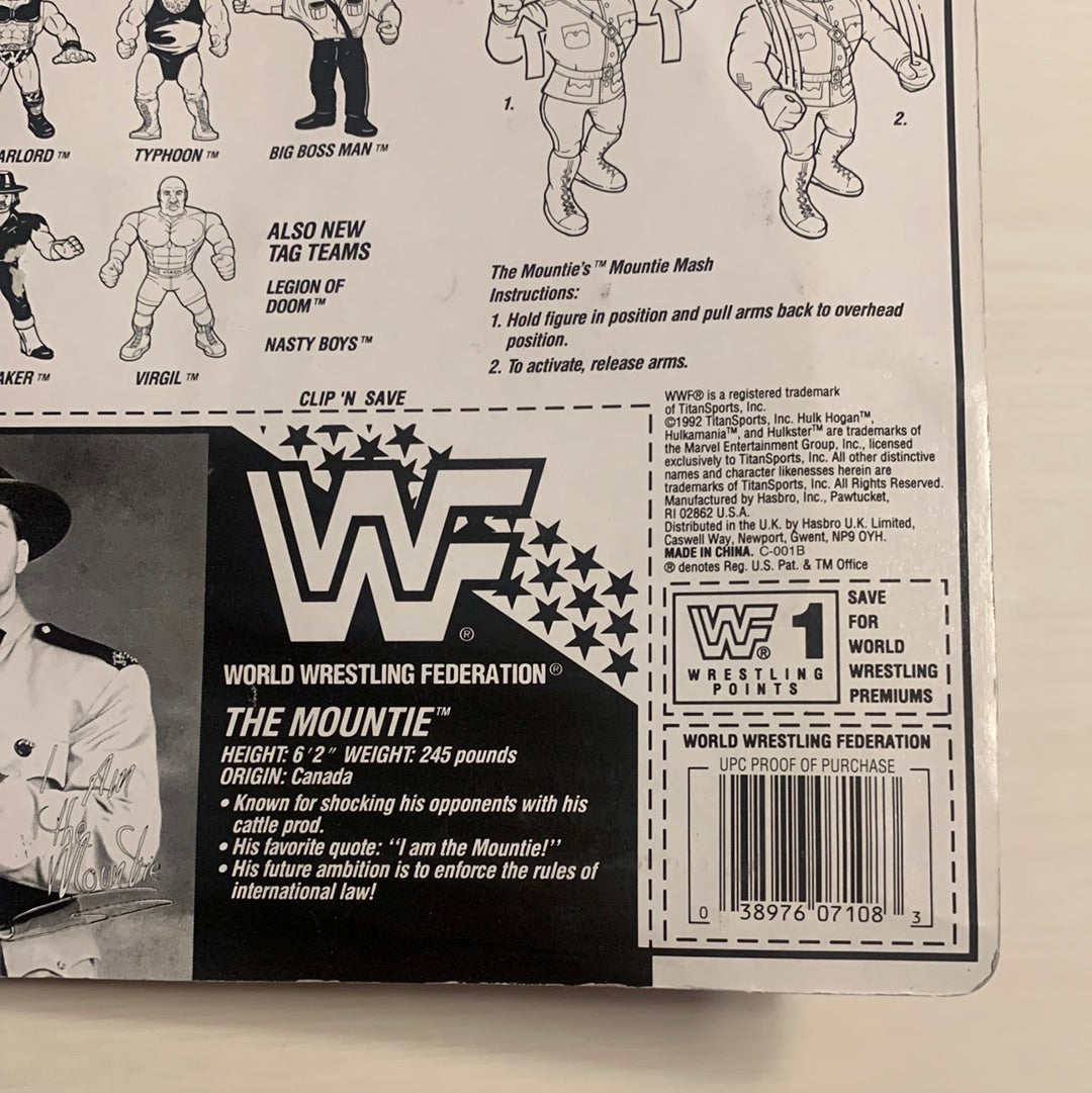 The Mountie Series 5 WWF Hasbro
