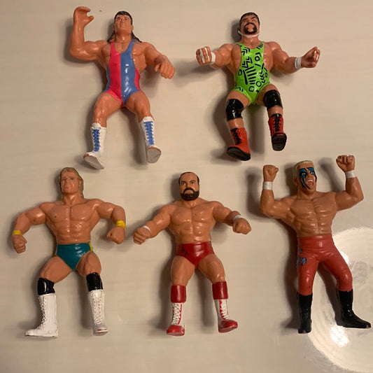 WCW Galoob Loose U.K. exclusive set