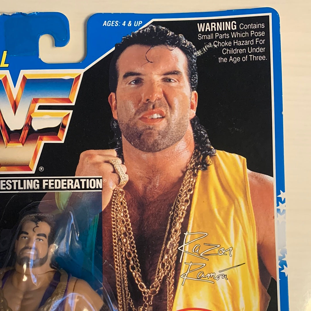 Wwf Magazine Razor Ramon Razor Ramon - Purple Series 10 WWF Hasbro – retrofigure