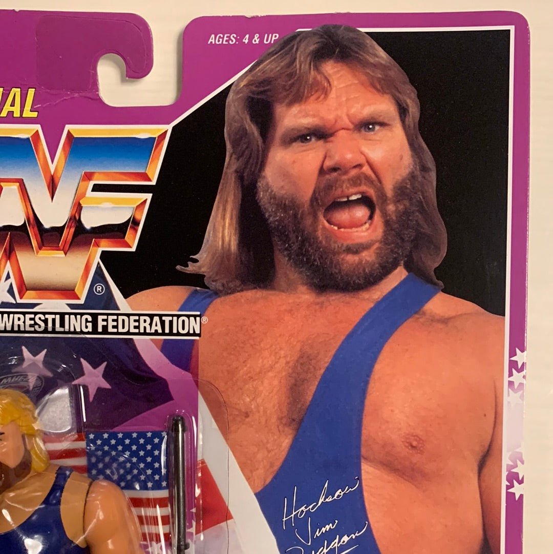 WWF Hasbro Hacksaw Jim Duggan USA Series shops 9