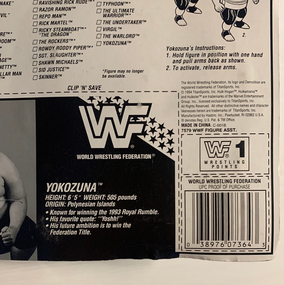 Yokozuna Series 11 WWF Hasbro