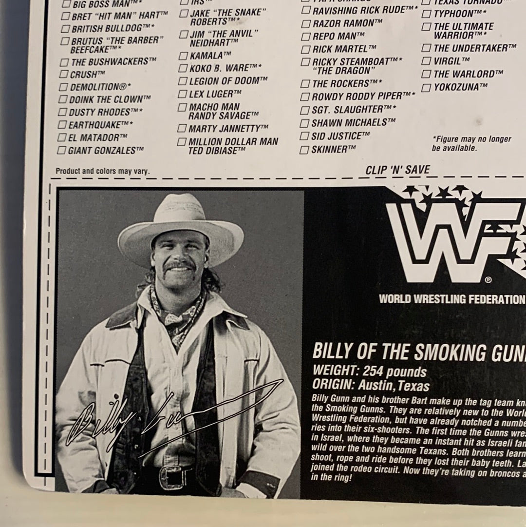 Billy the Smoking Gunn Series 11 WWF Hasbro