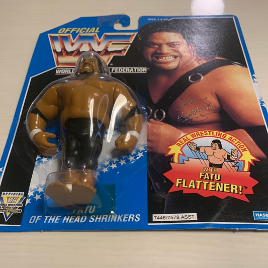 Fatu the Headshrinker Series 10 WWF Hasbro