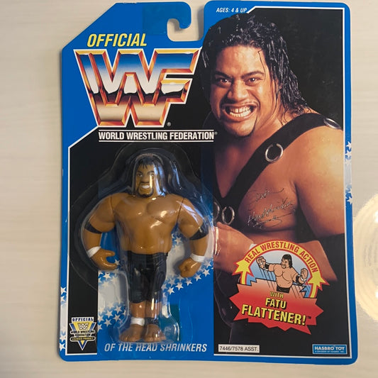 Fatu the Headshrinker Series 10 WWF Hasbro